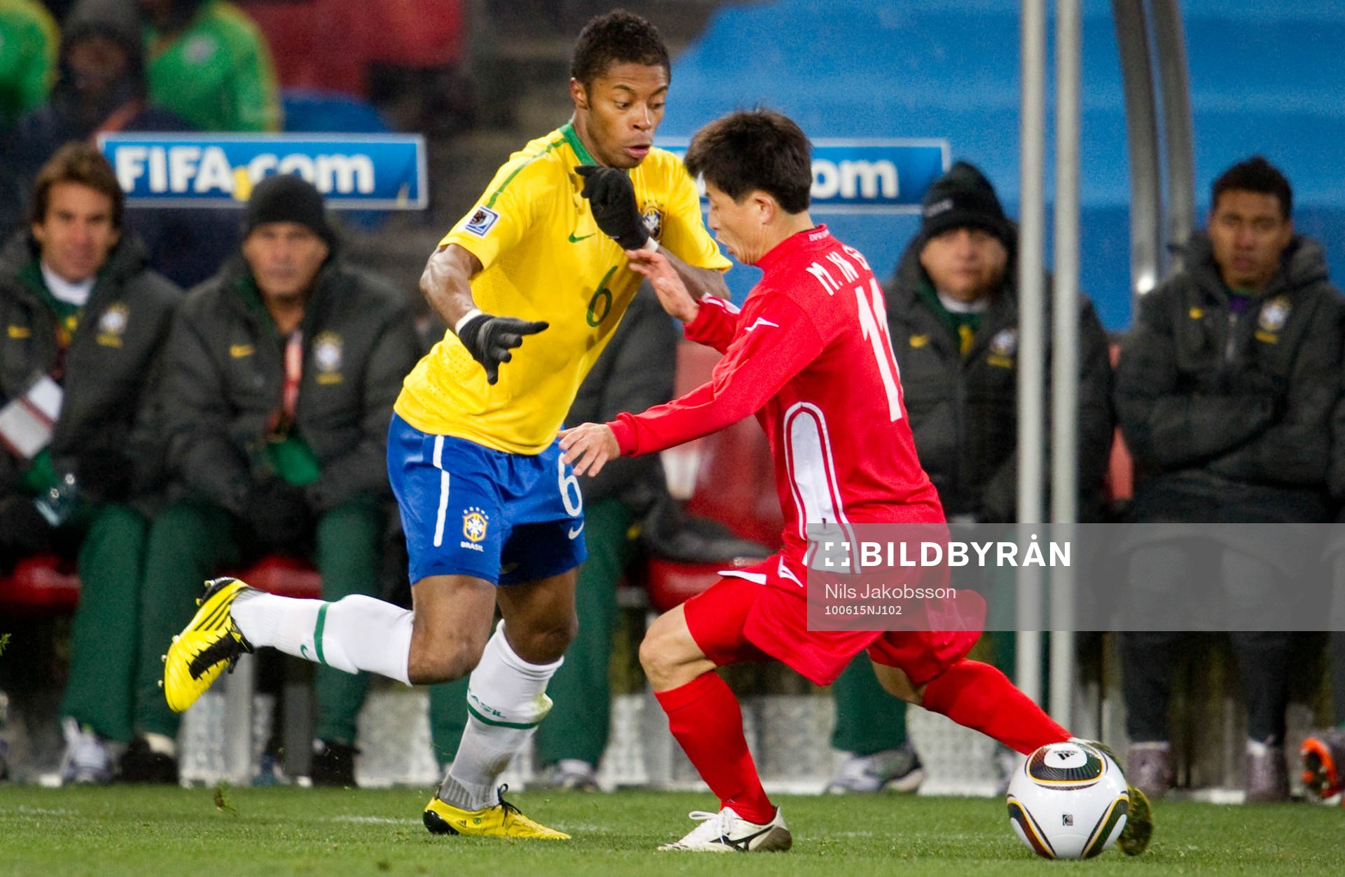 Michel Bastos, Brasilien slår en tunnel på Mun In Guk,