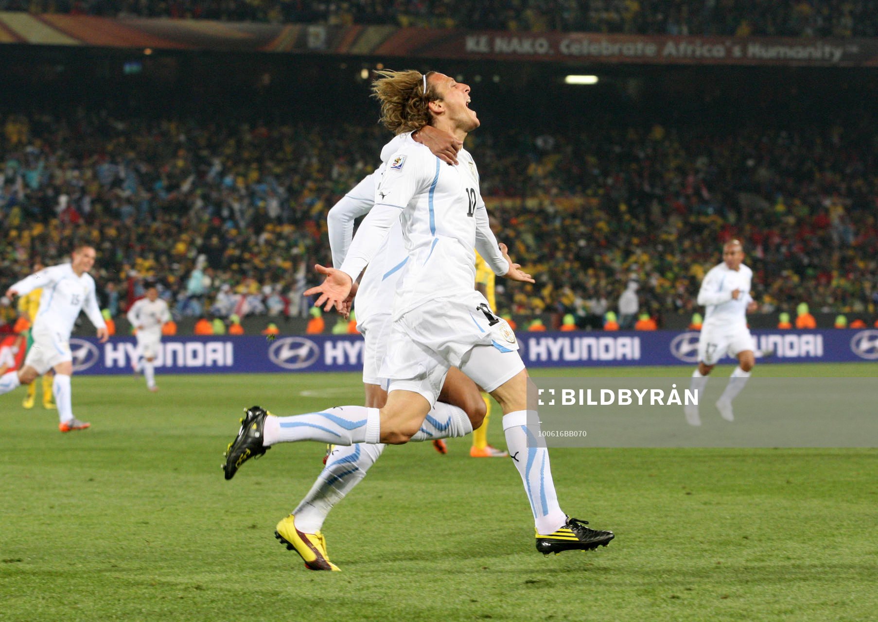 Diego Forlan, Uruguay, jubel