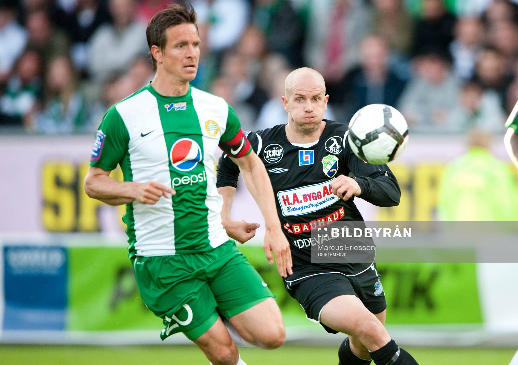 Johan Patriksson, Ljungskile jagar Filip Bergman, Hammarby