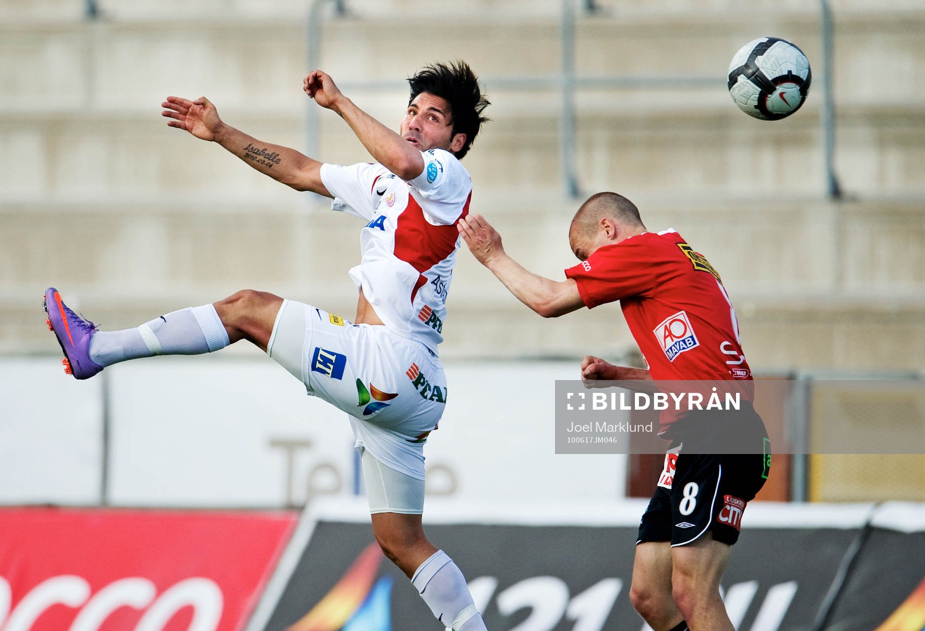 Stefan Batan, Assyriska, och Fredrik Svanbäck, Landskrona,