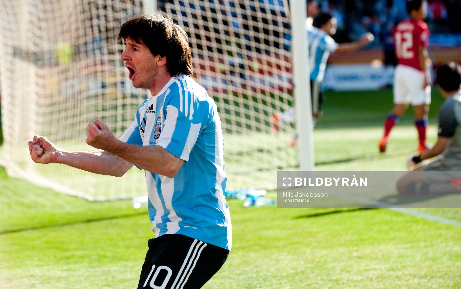 Lionel Messi, Argentina jubel