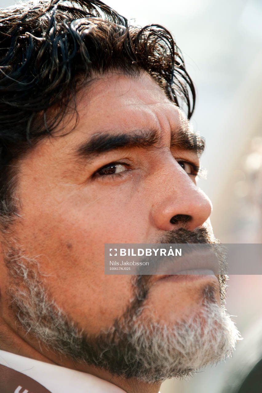 Diego Maradona, förbundskapten Argentina