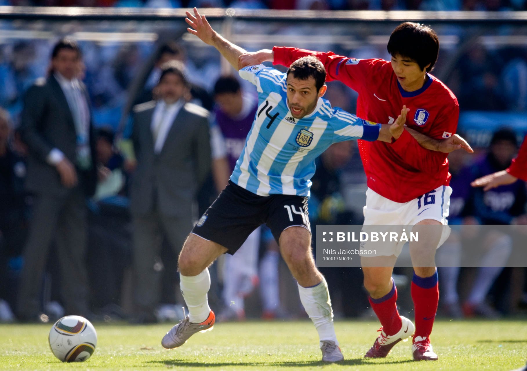 Javier Mascherano, Argentina, Ki Sung-Yueng, Sydkorea