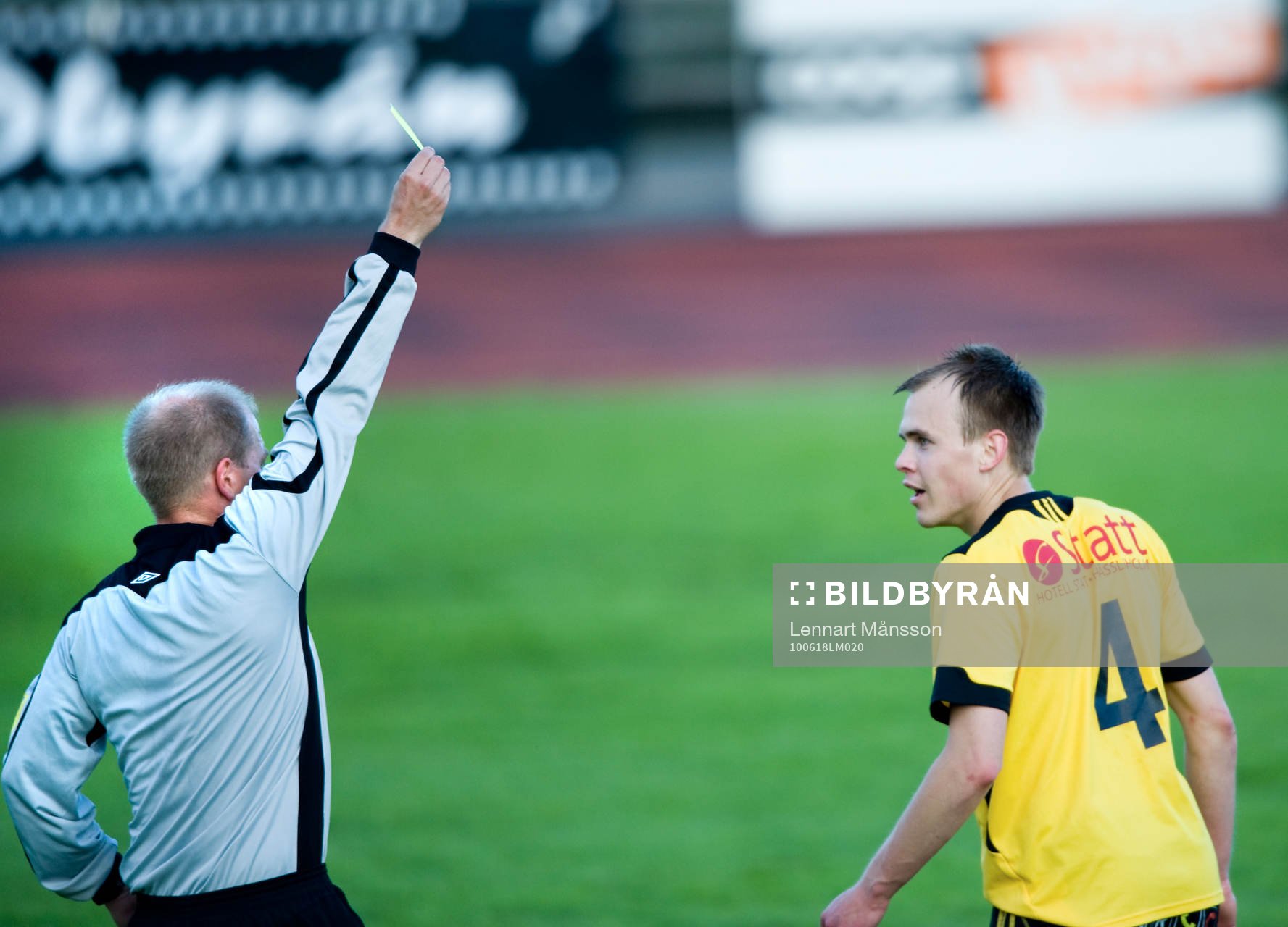 Gult kort, Varning, Fredrik Hägglund