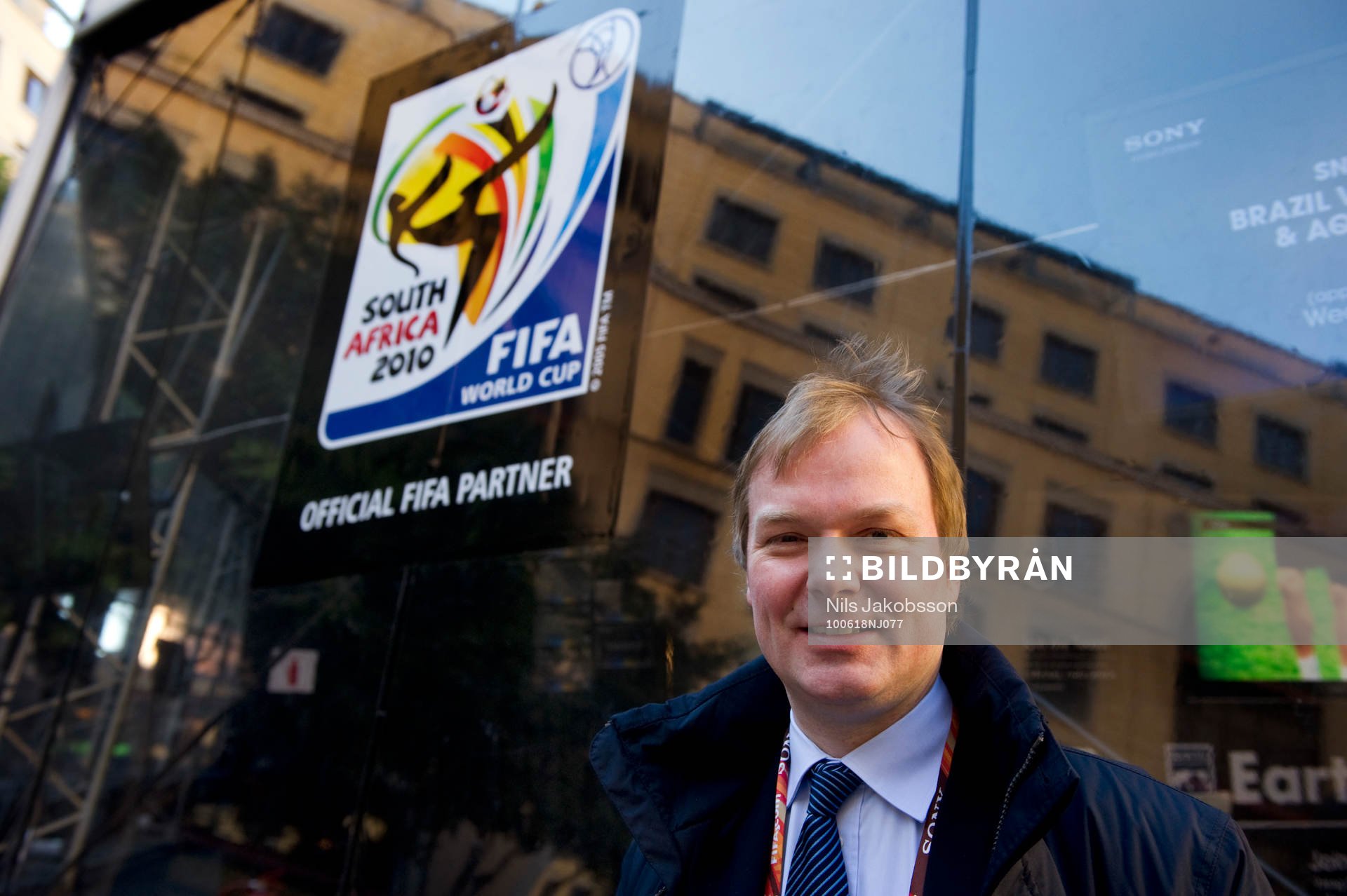 Fotboll, VM 2010, Niklas Eriksson, chef för Fifa-TV