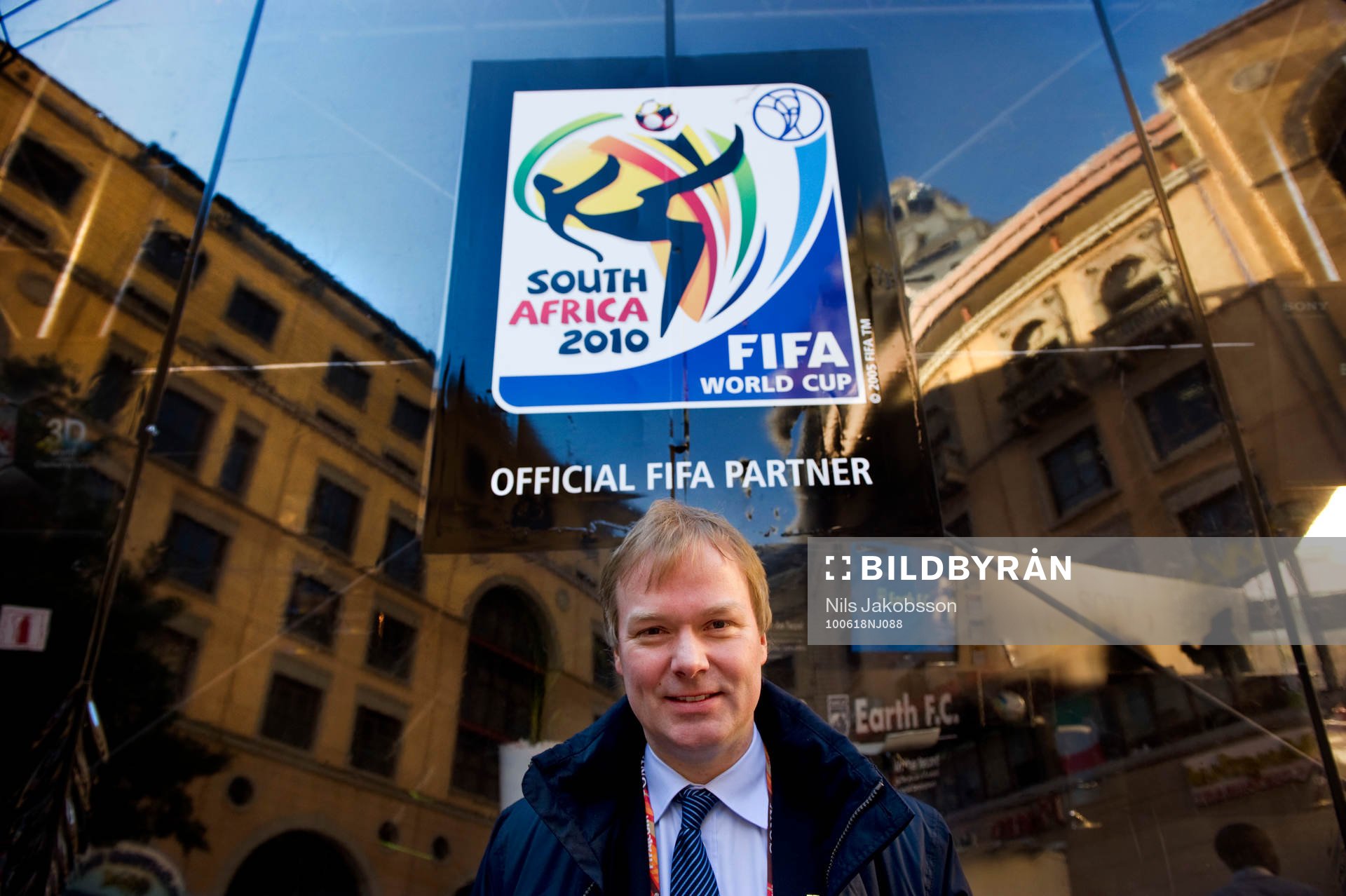 Fotboll, VM 2010, Niklas Eriksson, chef för Fifa-TV