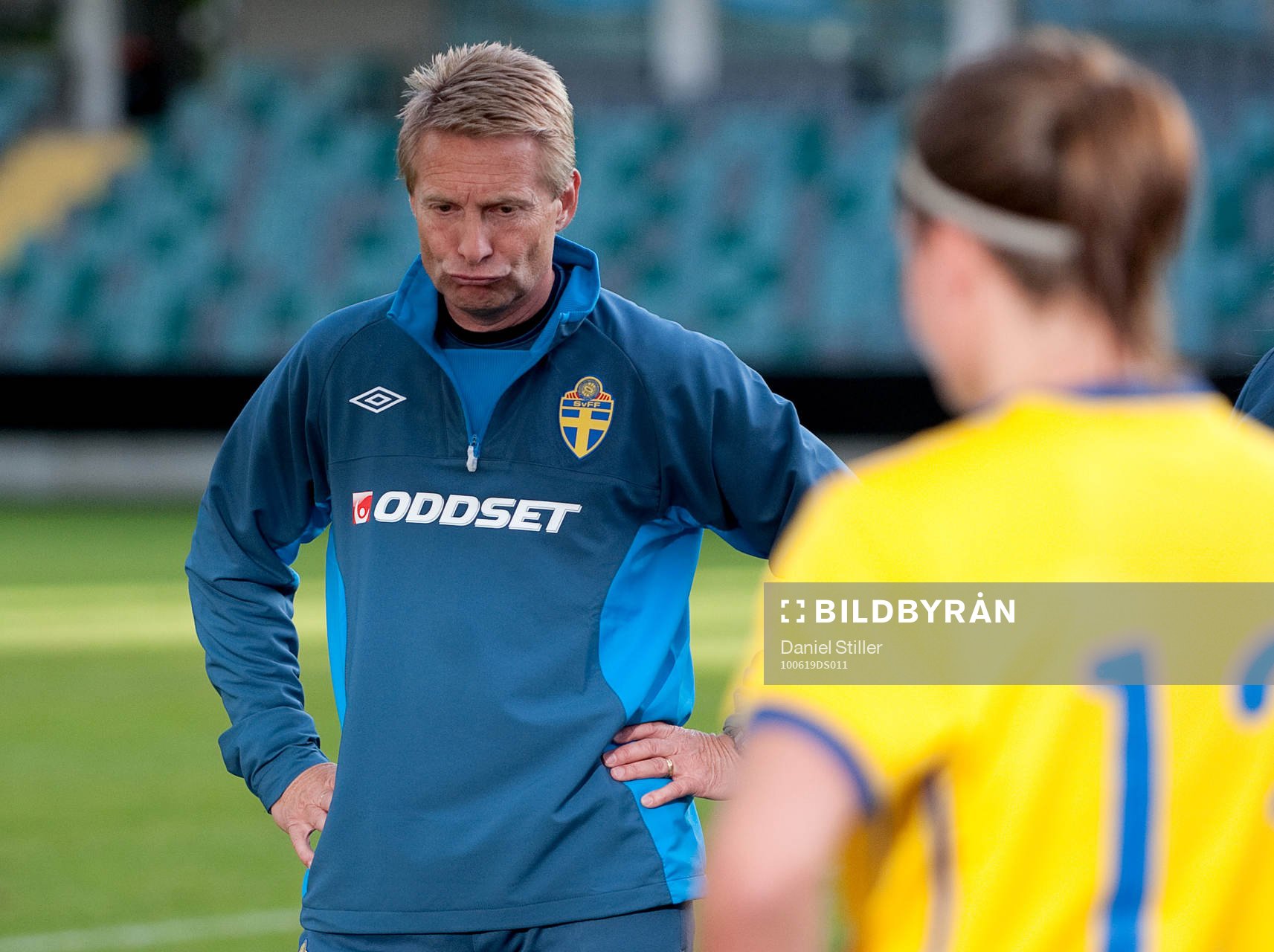 Thomas Dennerby, förbundskapten Sverige, inte nöjd