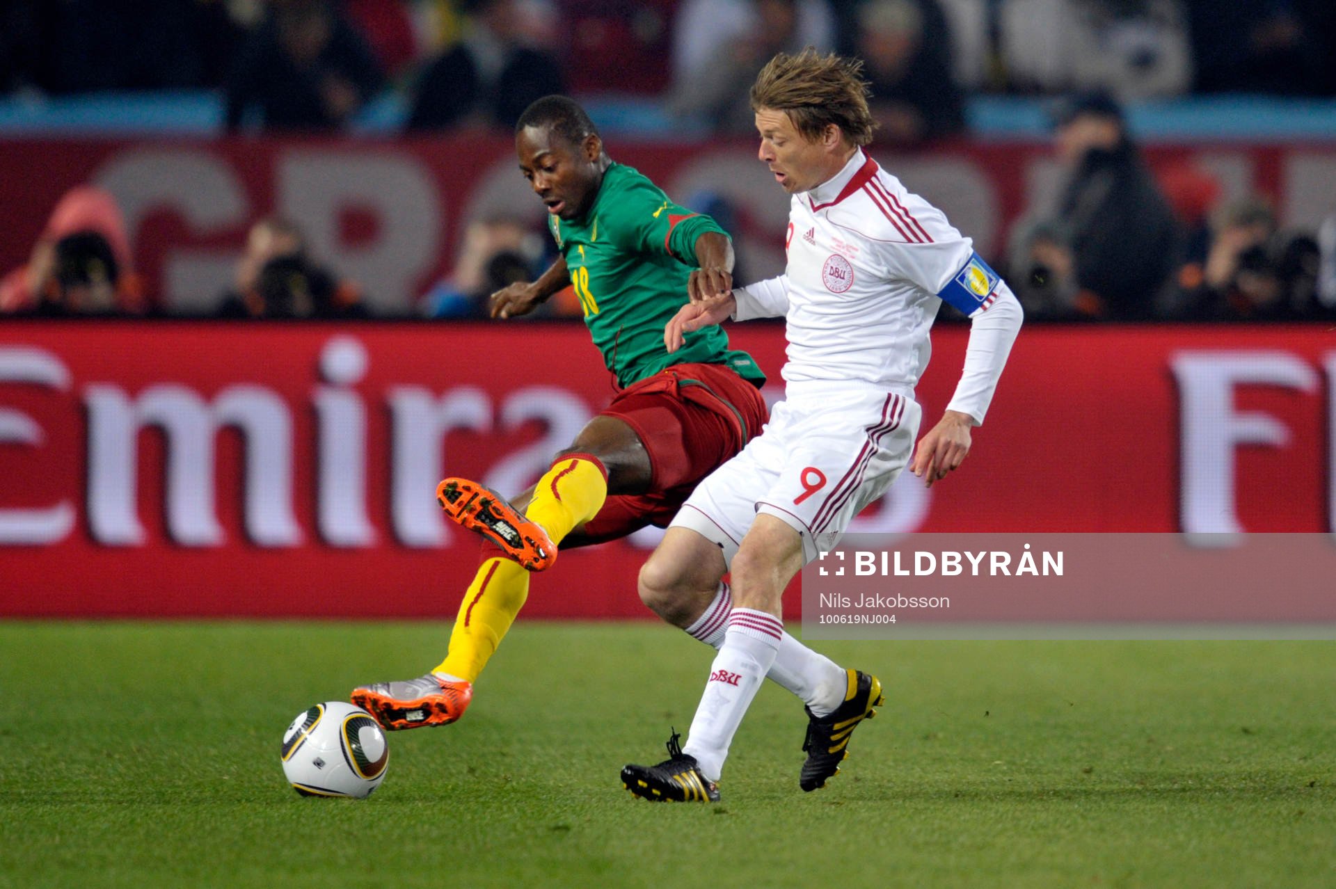 Fotboll, VM 2010, Danmark - Kamerun