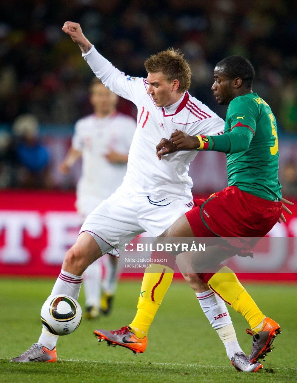 Nicklas Bendtner, Danmark, Sébastien Bassong, Kamerun