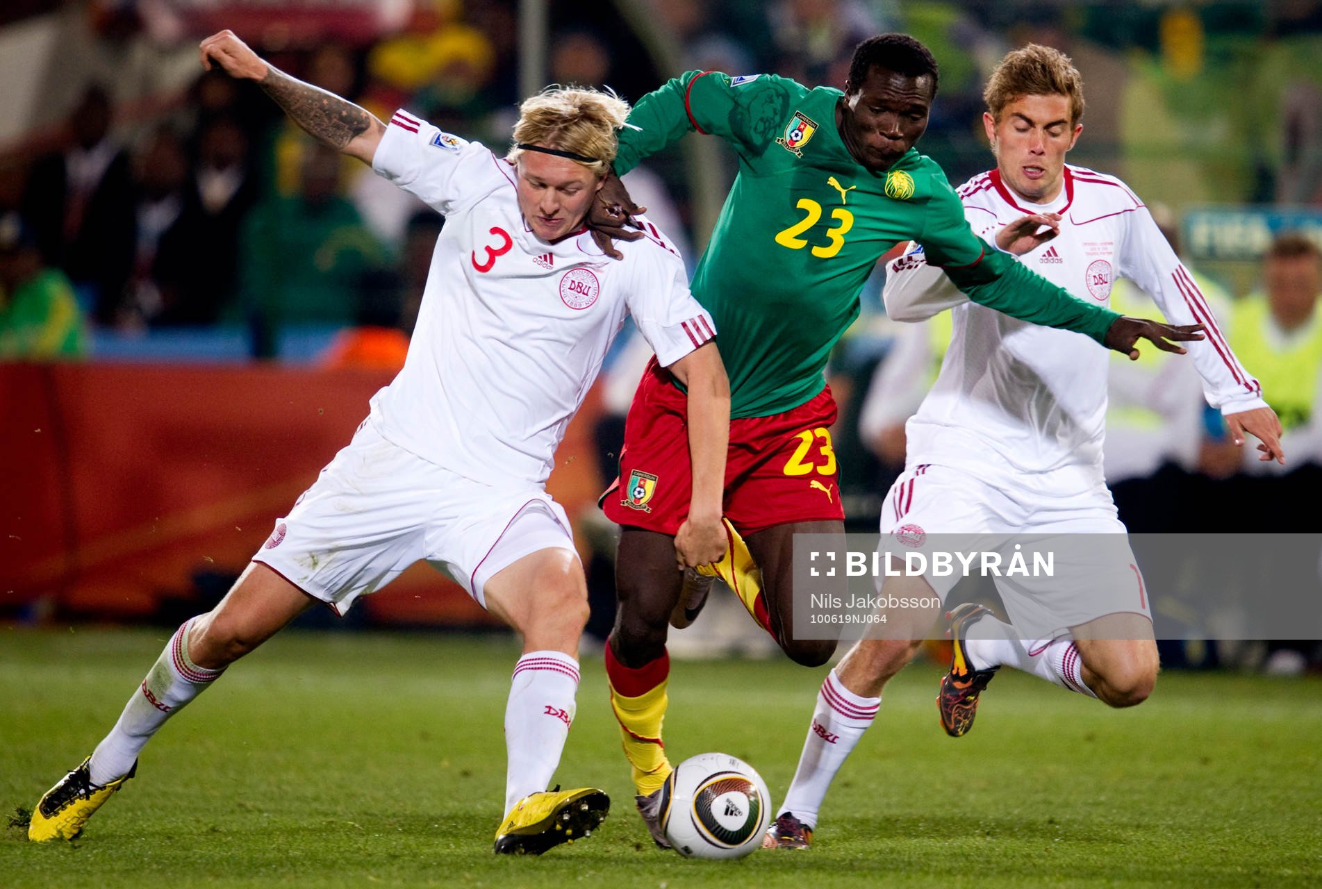 Simon Kjaer, Jakob Poulsen, Danmark, Vincent Aboubakar,