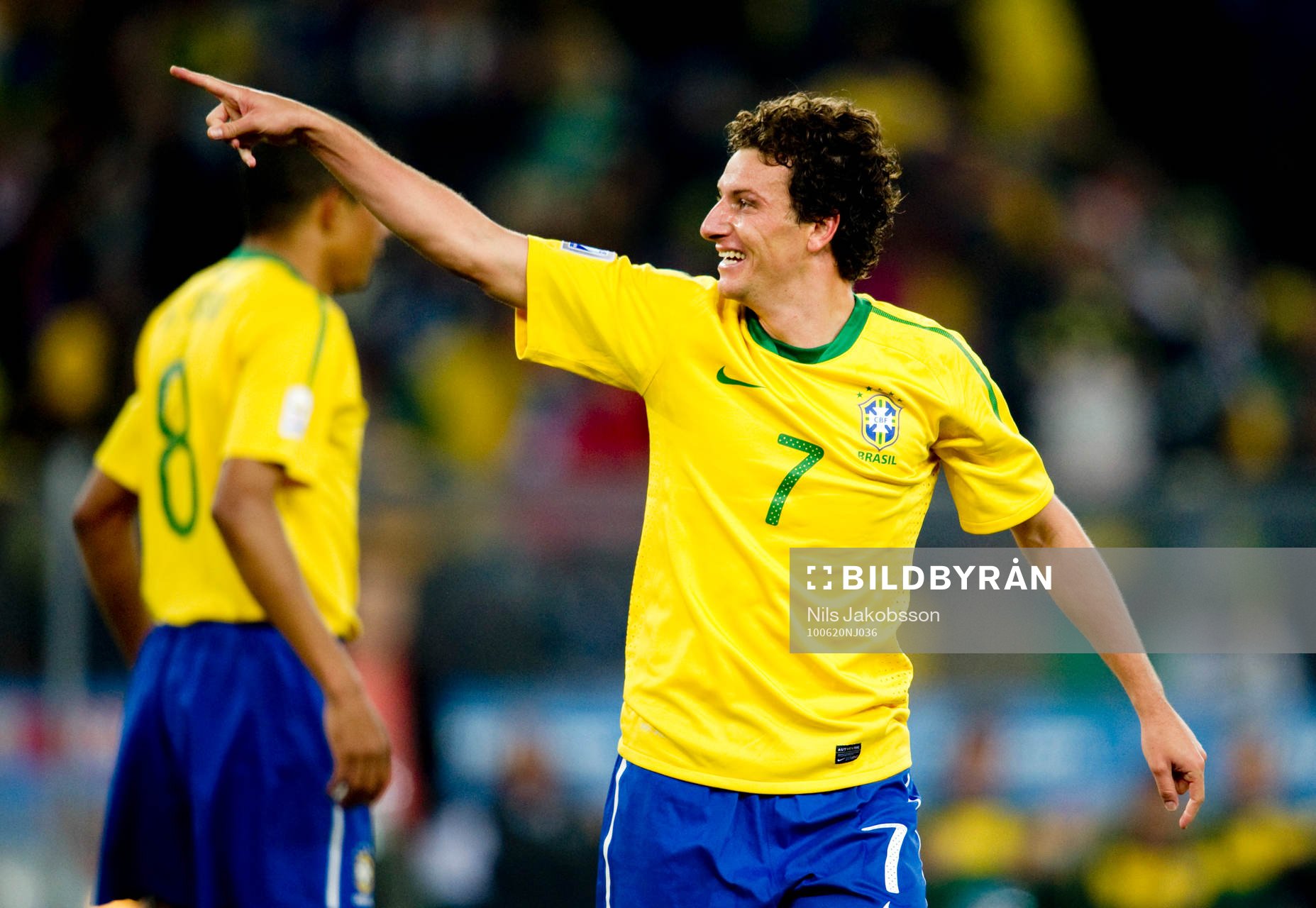 Elano, Brasilien jubel