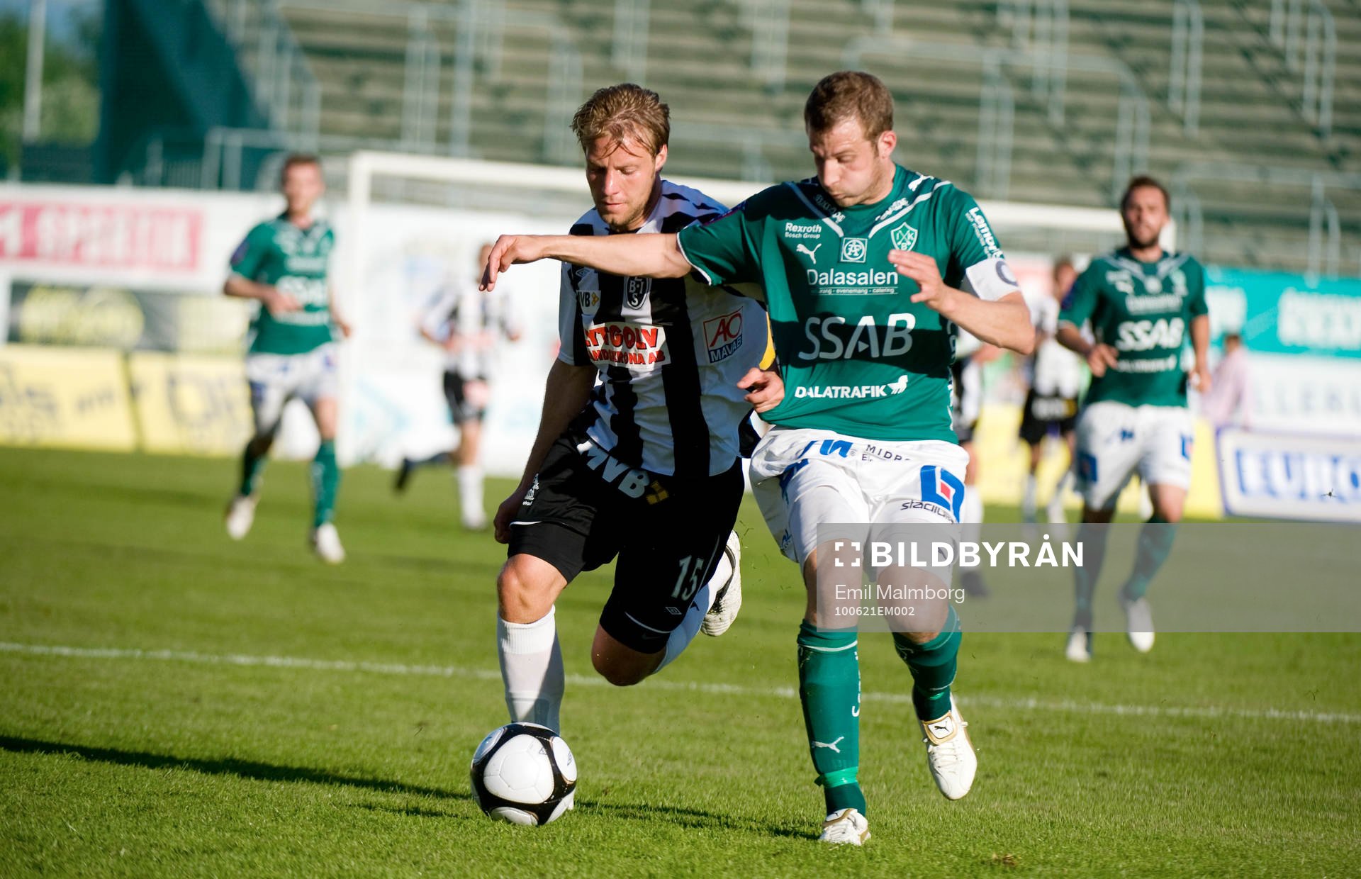  Fredrik Karlsson, Landskrona och Niklas Forslund, Brage