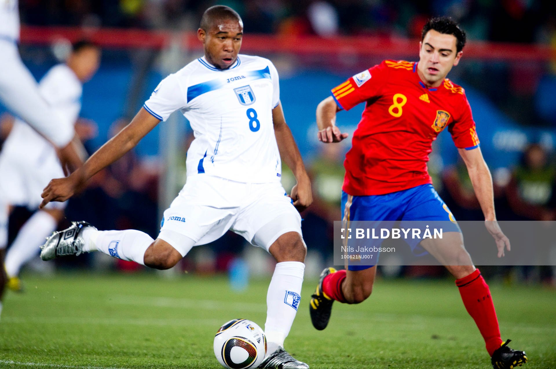 Wilson Palacios, Honduras, Xavi, Spanien