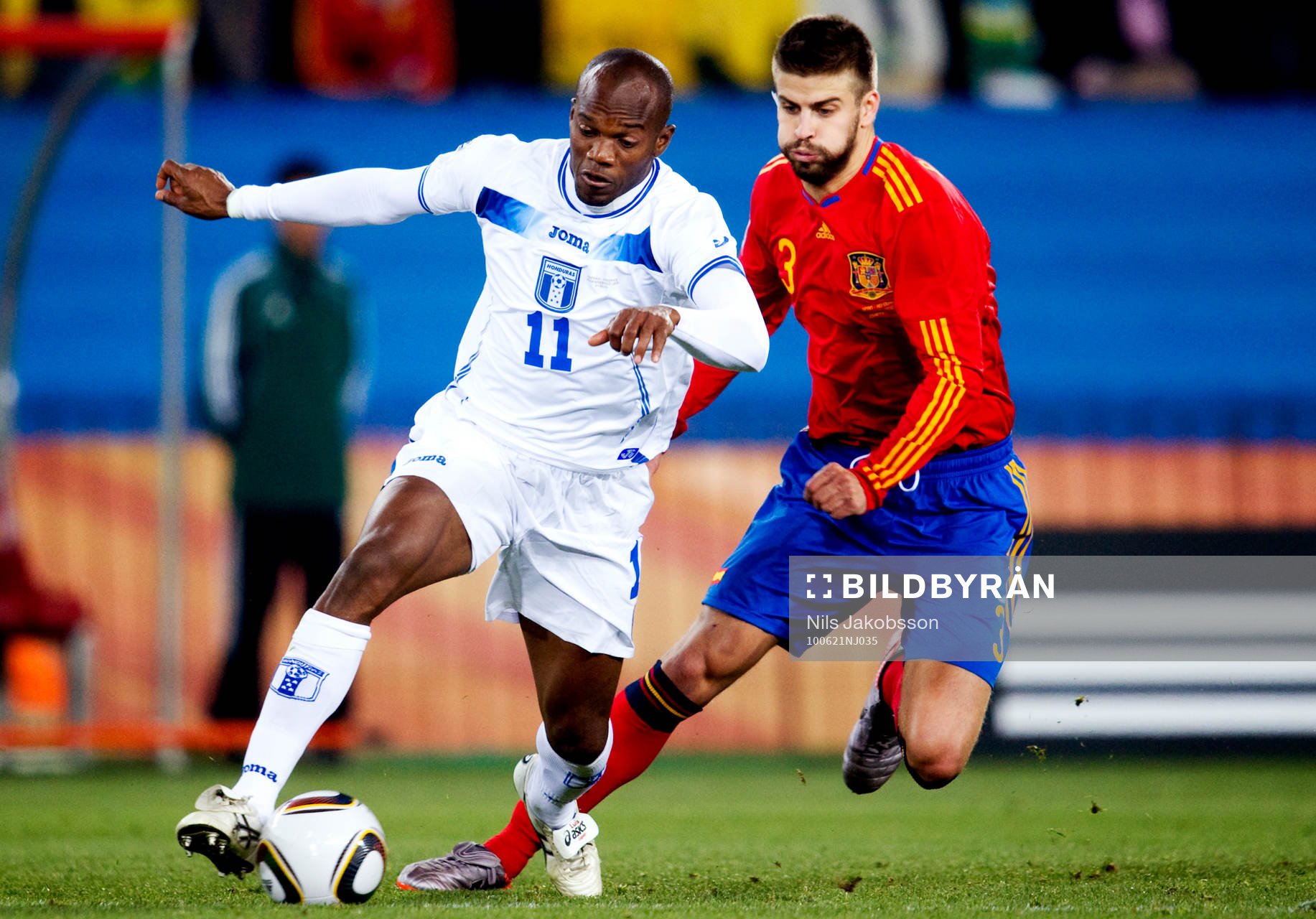 David Suazo, Honduras, Gerard Piqué, Spanien