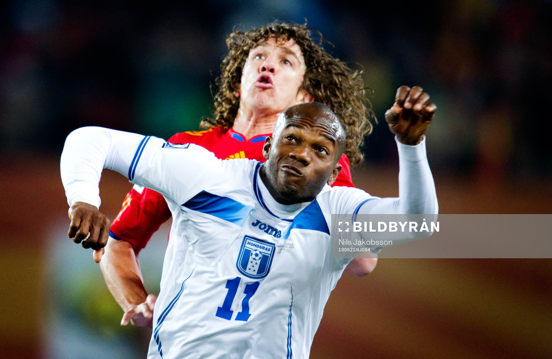 Carles Puyol, Spanien, David Suazo, Honduras