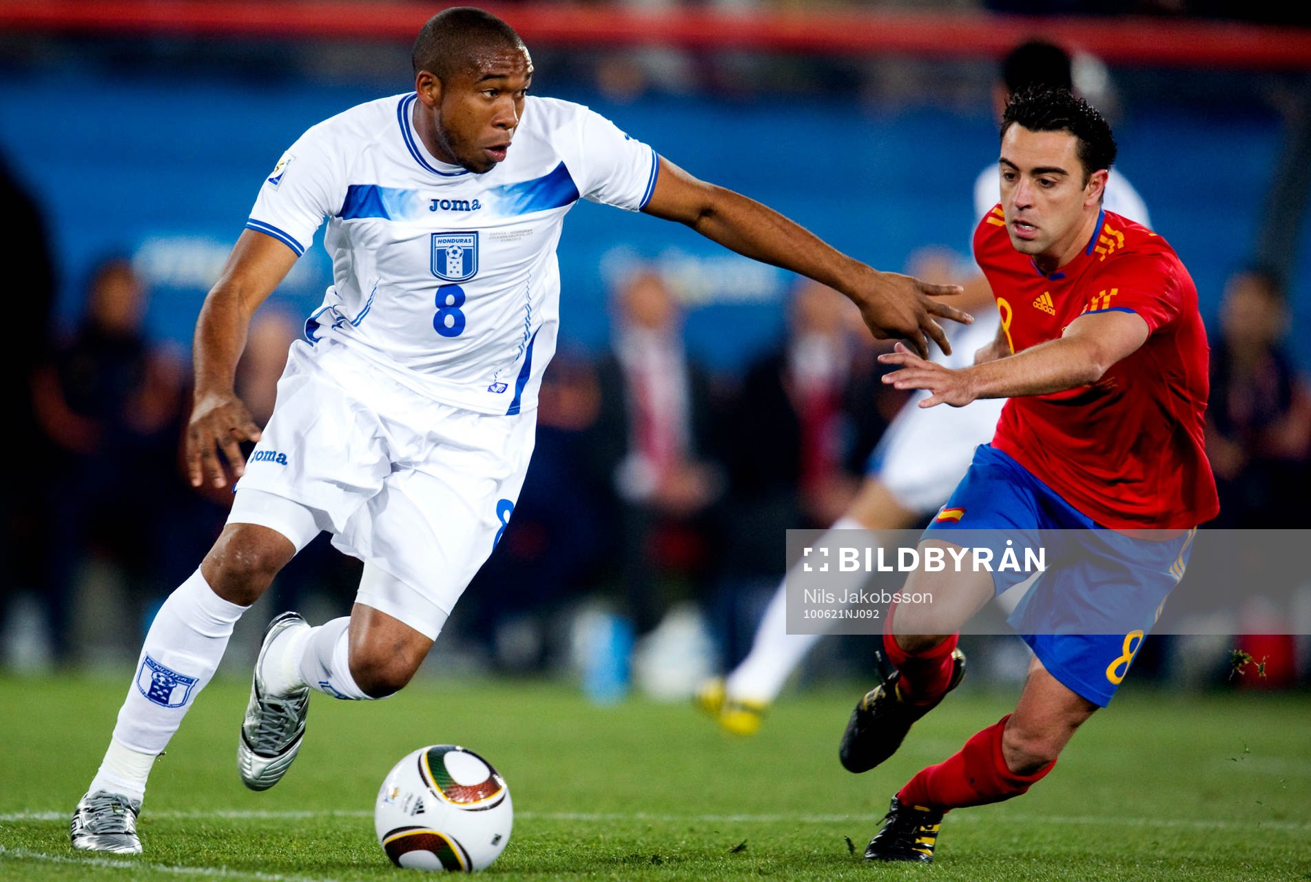 Wilson Palacios, Honduras, Xavi, Spanien