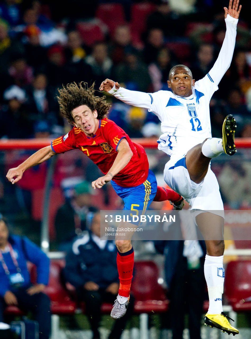 Carles Puyol, Spanien, George Welcome, Honduras