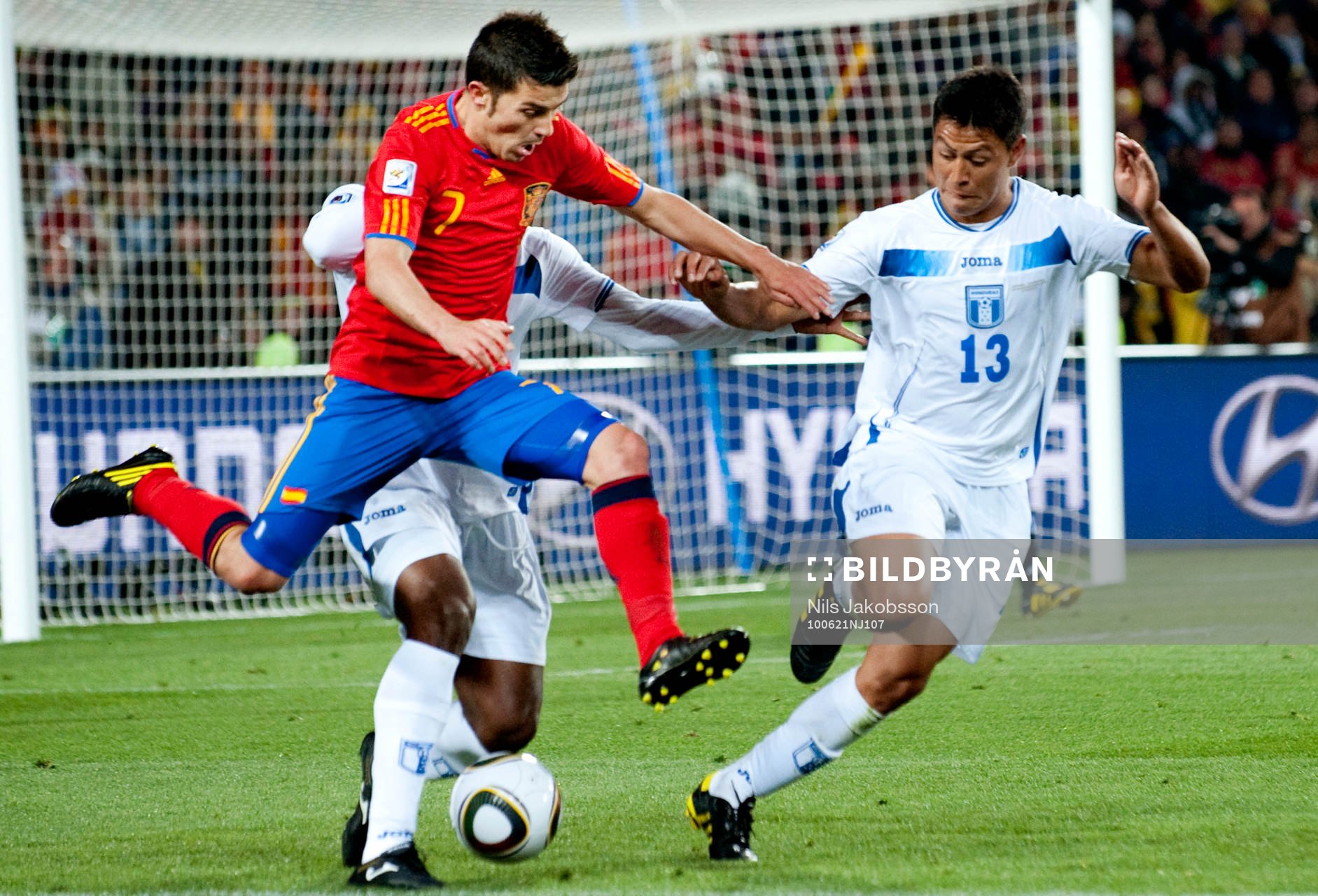 David Villa, Spanien, Roger Espinoza, Honduras