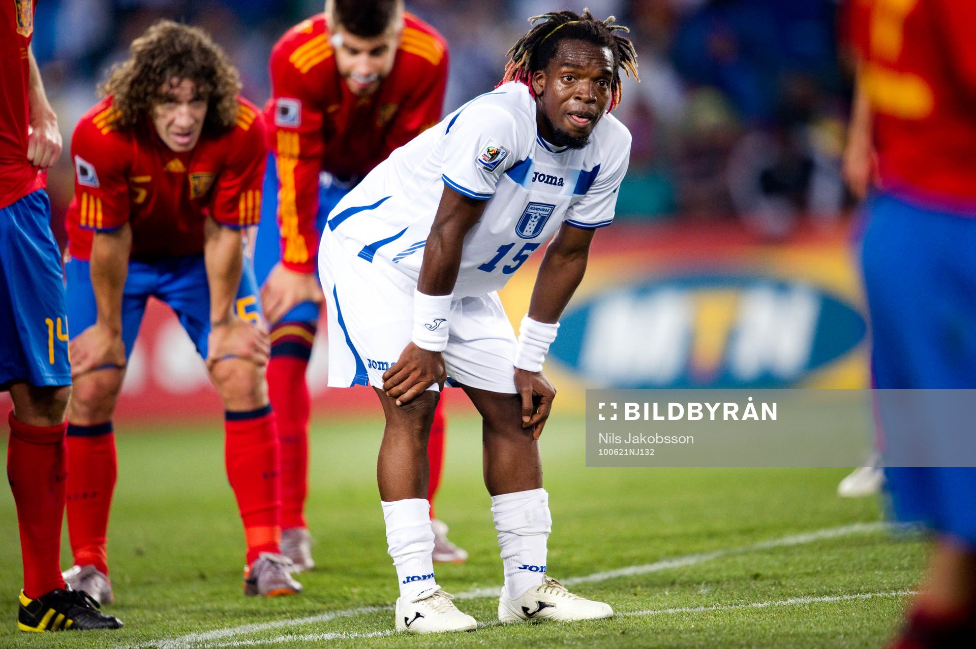 Carles Puyol, Gerard Piqué, Spanien, Wálter Martínez,