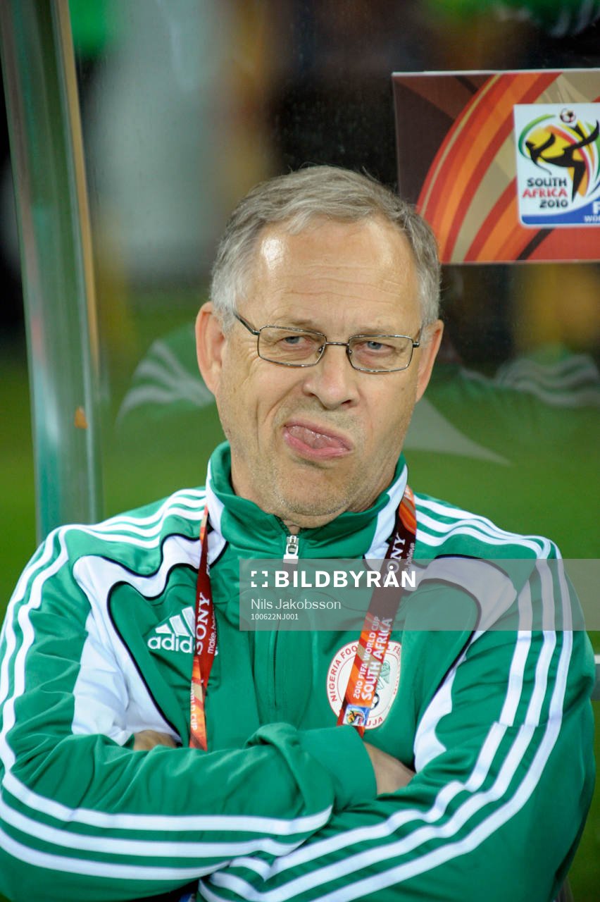 Lars Lagerbäck, förbundskapten Nigeria