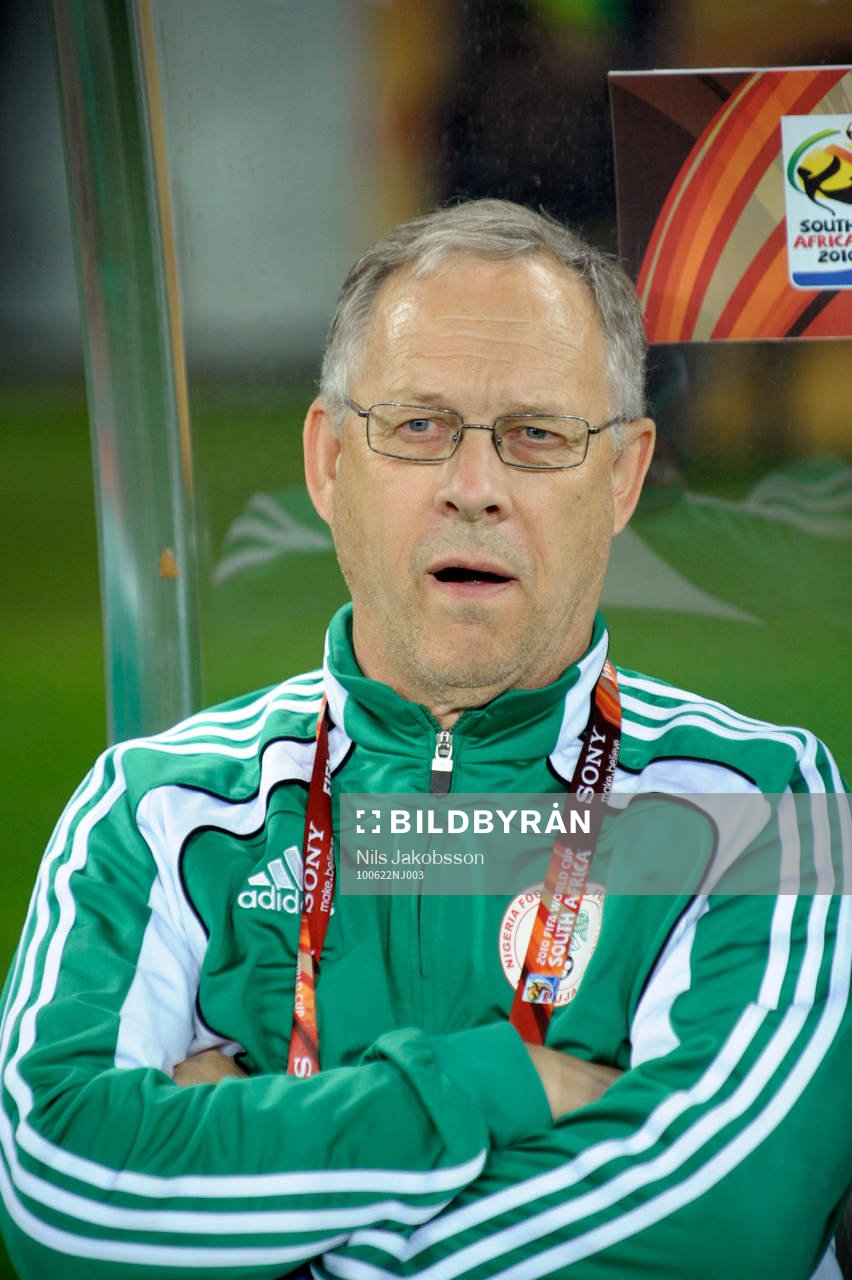 Lars Lagerbäck, förbundskapten Nigeria