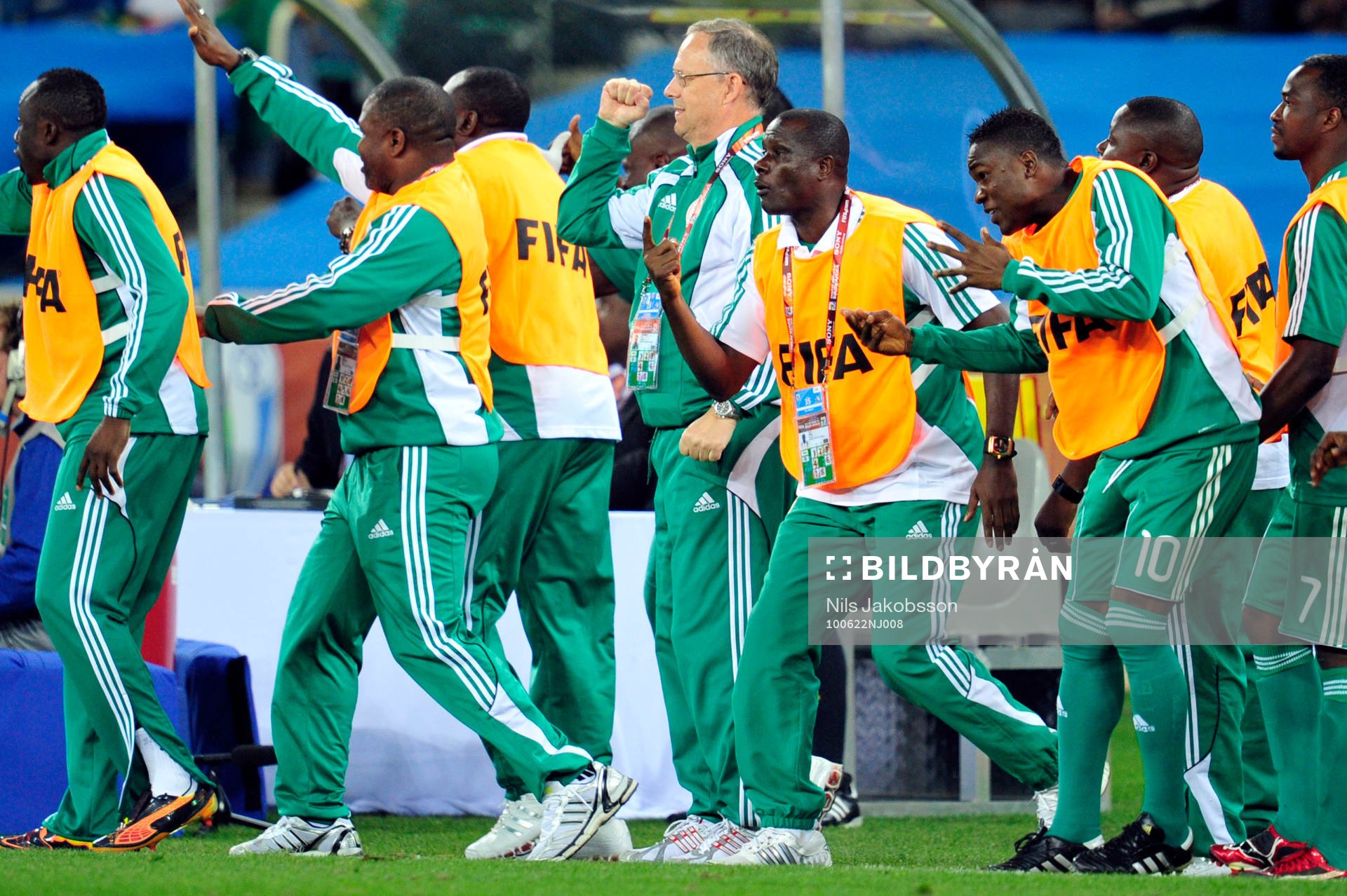 Lars Lagerbäck, förbundskapten Nigeria och hela