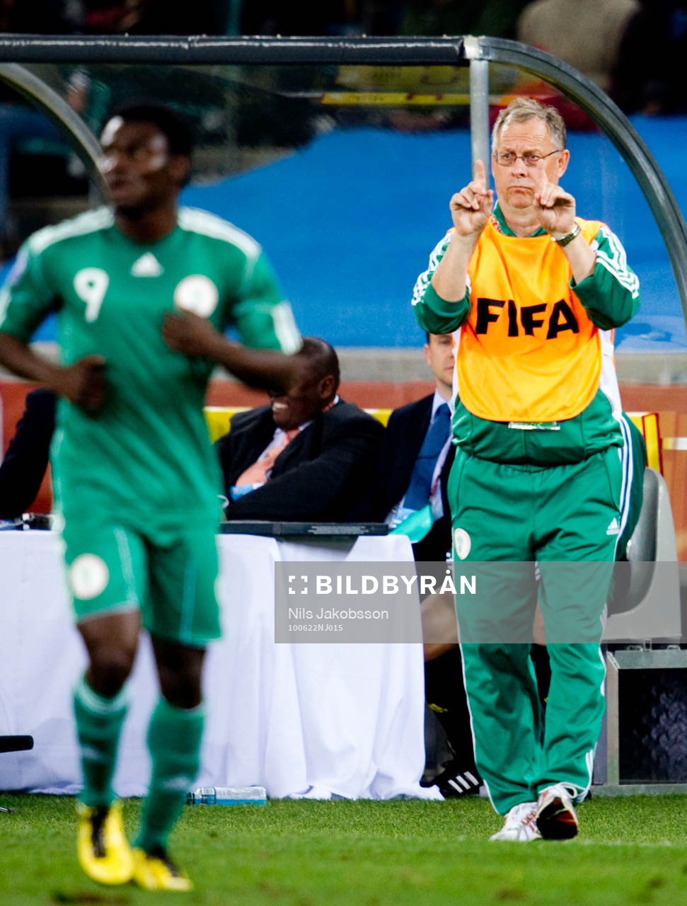 Lars Lagerbäck, förbundskapten Nigeria