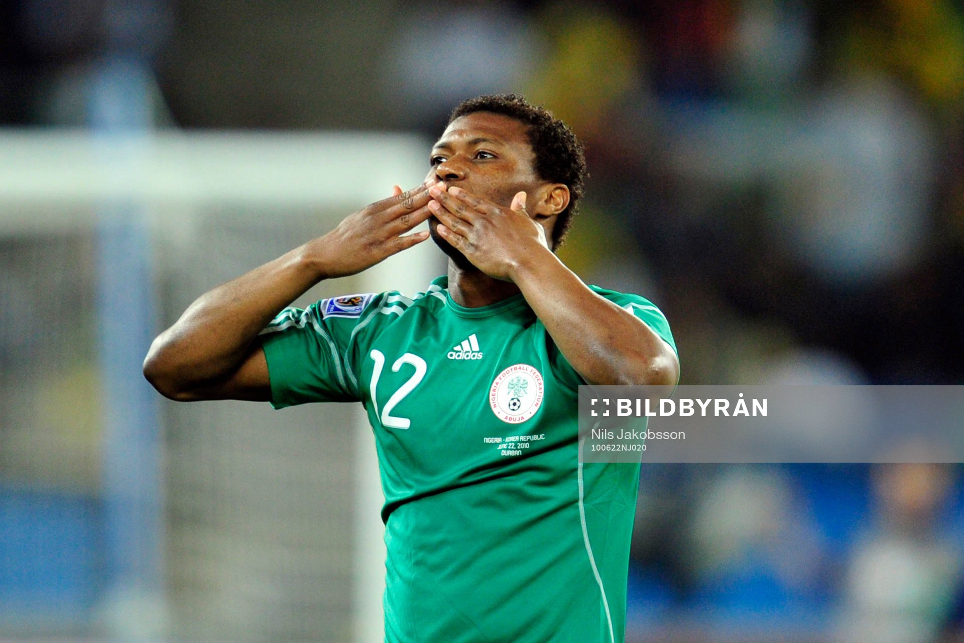 Kalu Uche, Nigeria jublar (jubel)