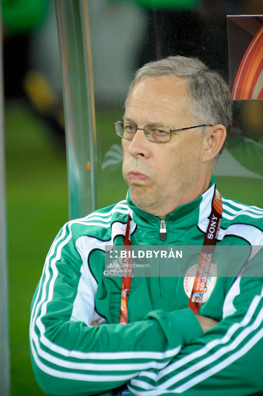 Lars Lagerbäck, förbundskapten Nigeria