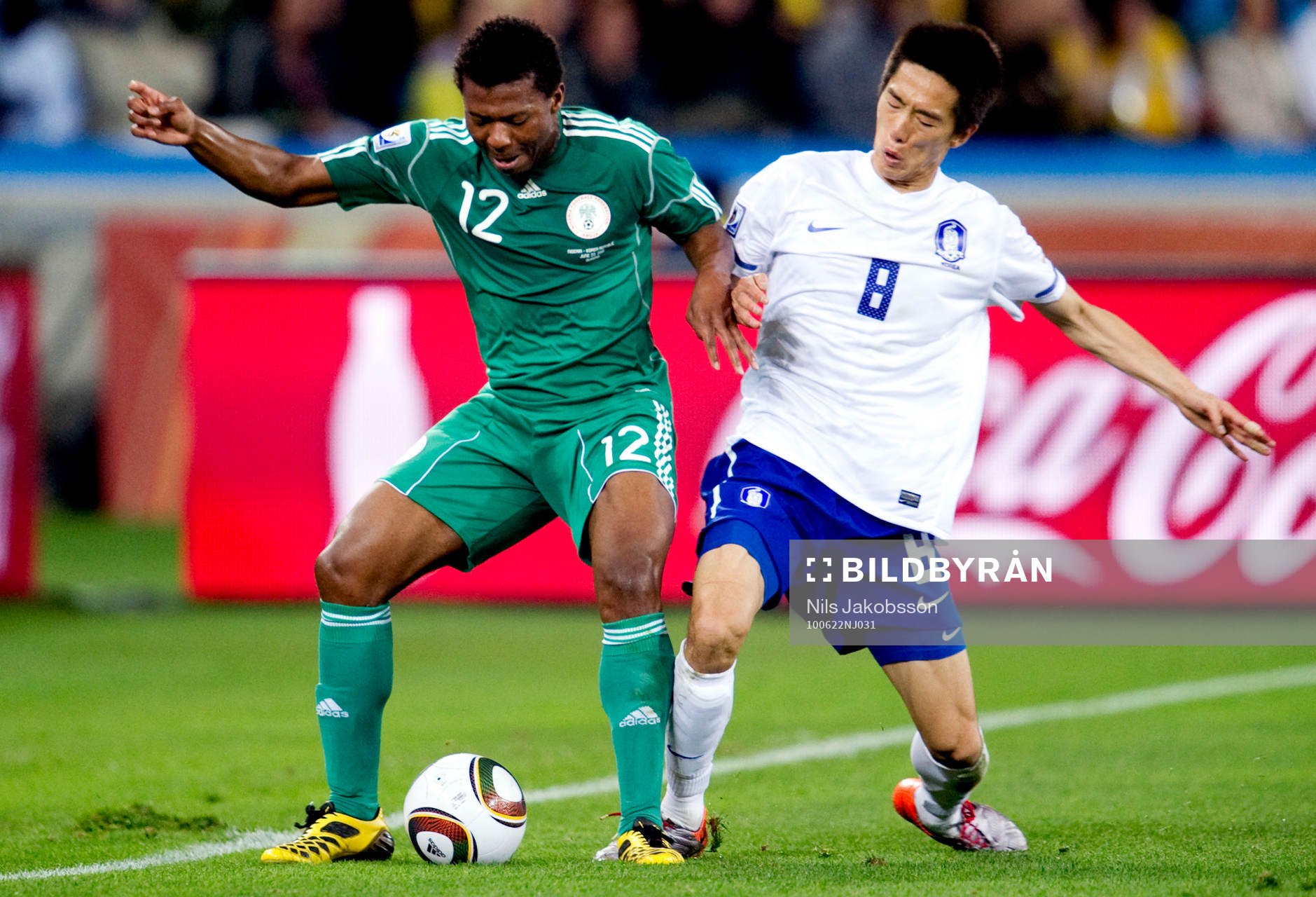 Kalu Uche, Nigeria, Kim Jung-Woo, Sydkorea