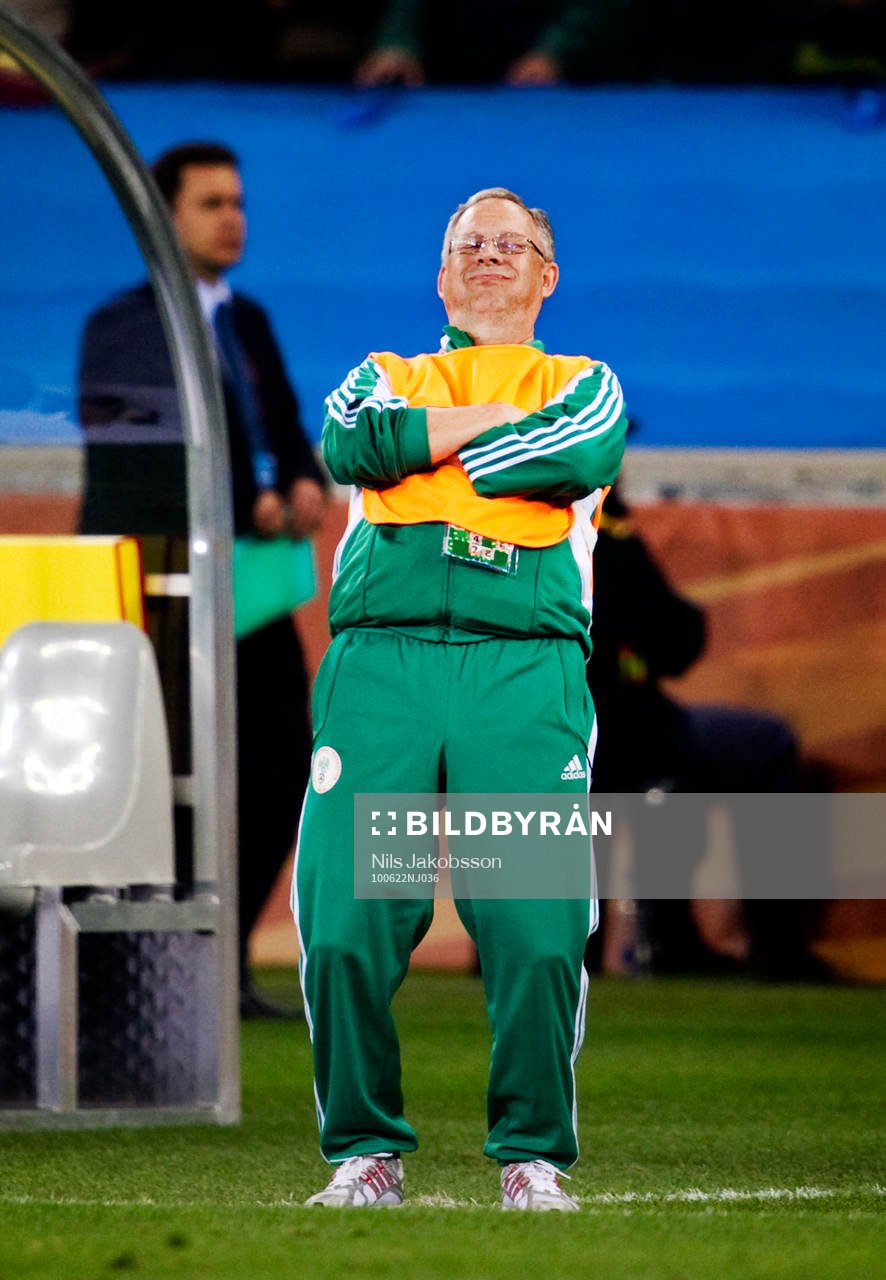 Lars LAgerbäck, förbundskapten Nigeria