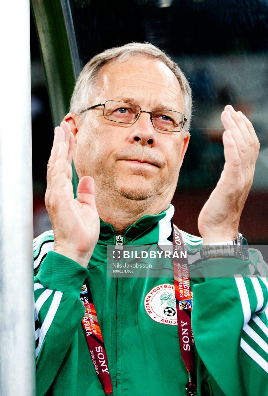 Lars Lagerbäck, förbundskapten Nigeria