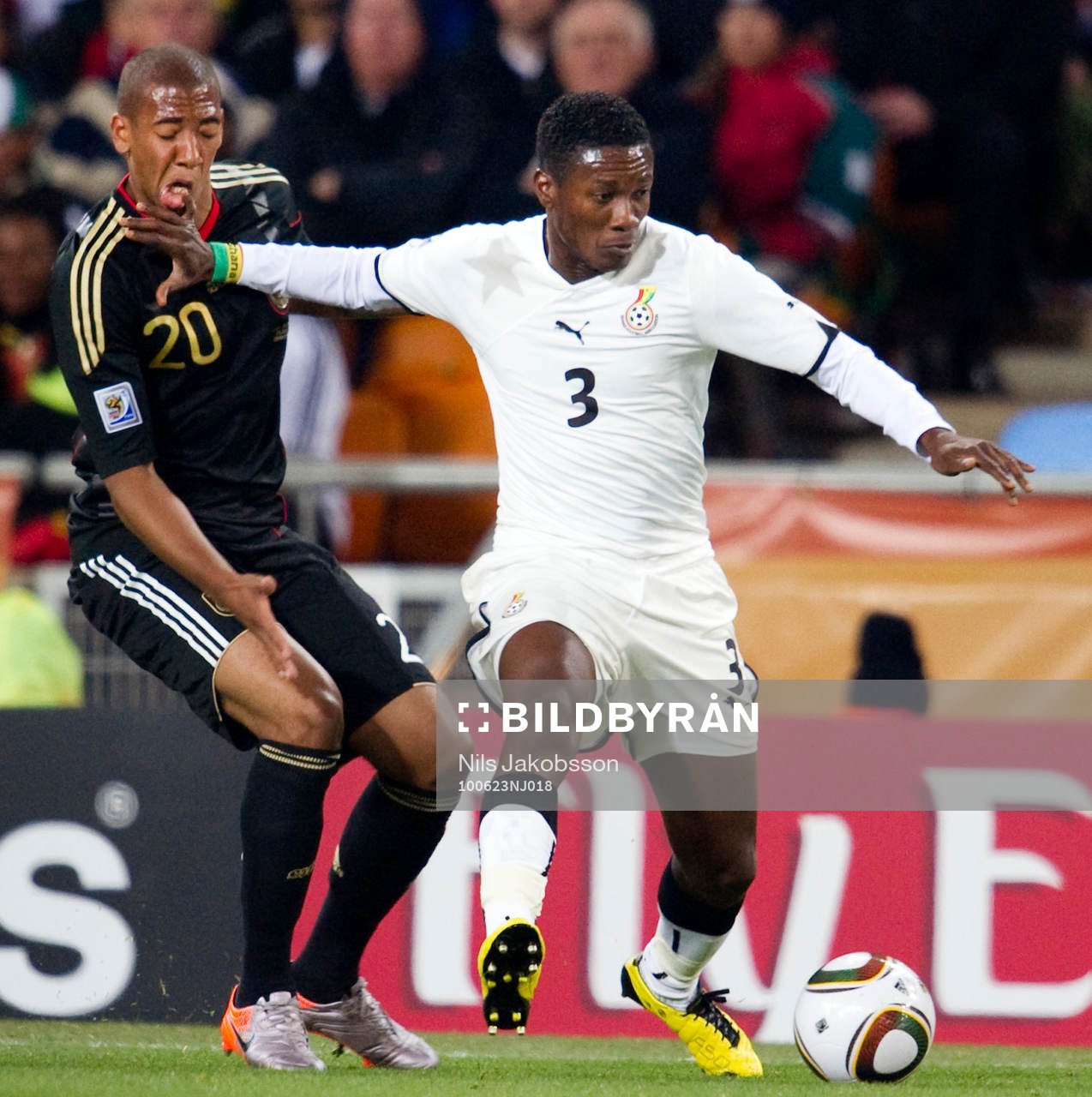 Jerome Boateng, Tyskland, Asamoah Gyan, Ghana