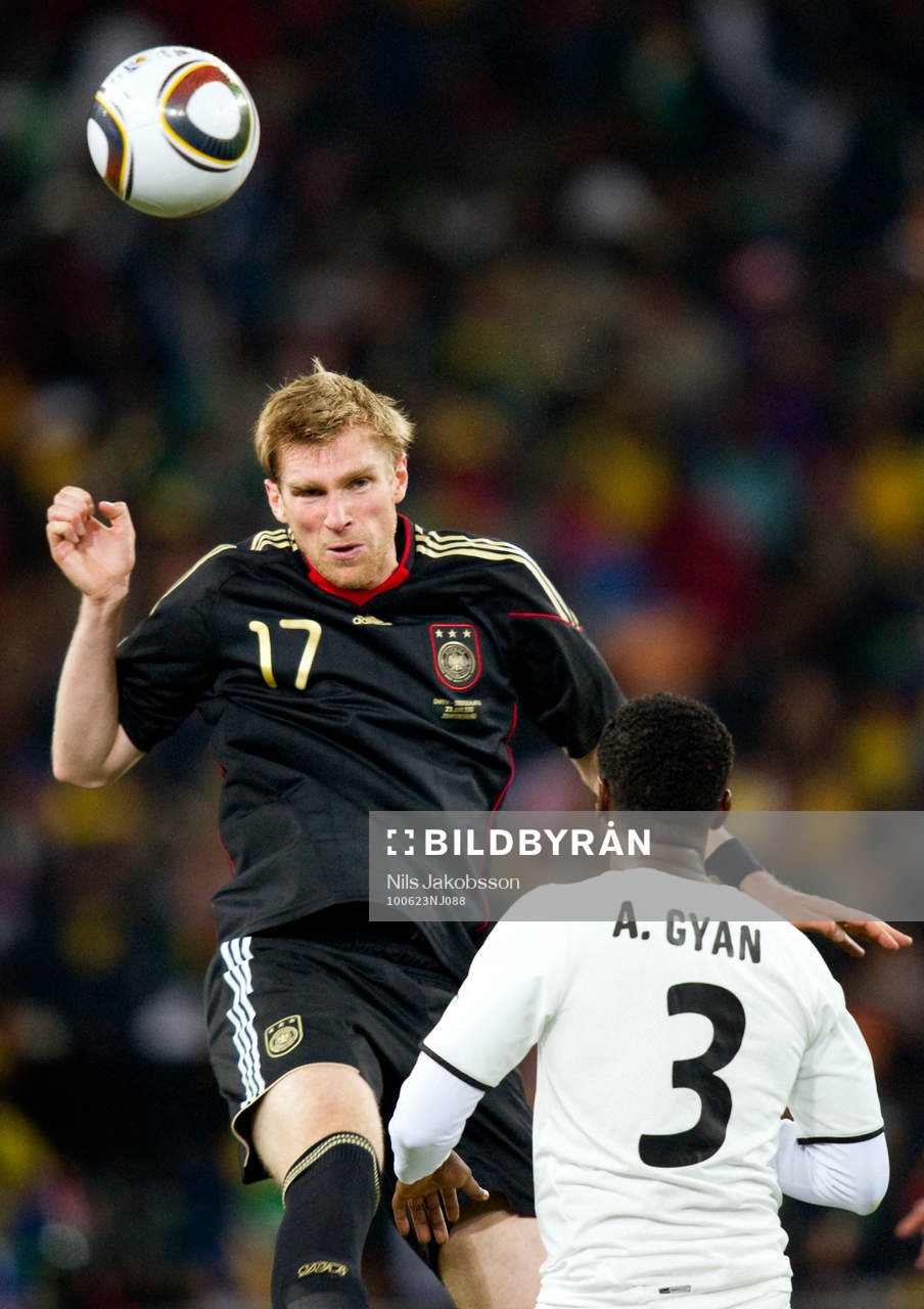 Per Mertesacker, Tyskland, Asamoah Gyan, Ghana