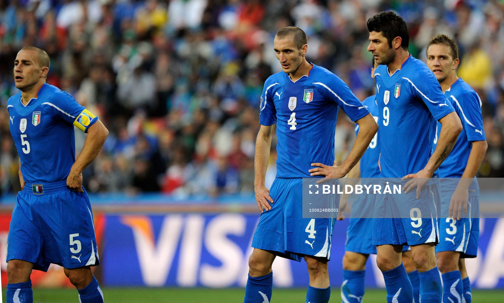 Fabio Cannavaro, Giorgio Chiellini, Vincenzo Iaquinta och