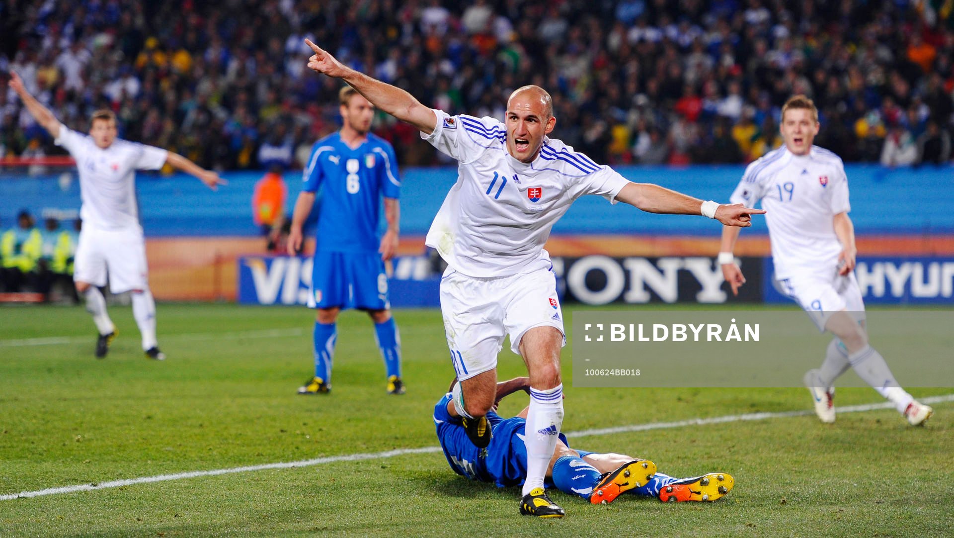 Robert Vittek, Slovakien, jubel