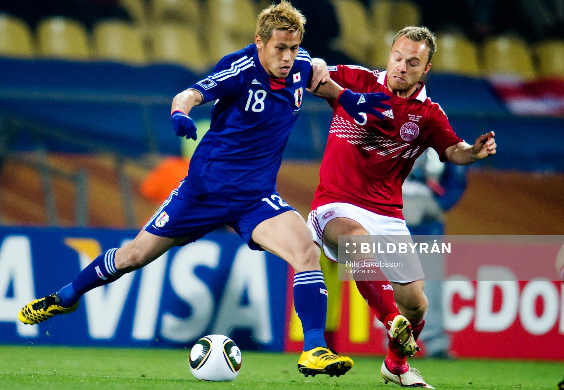 Keisuke Honda, Japan, Lars Jacobsen, Danmark