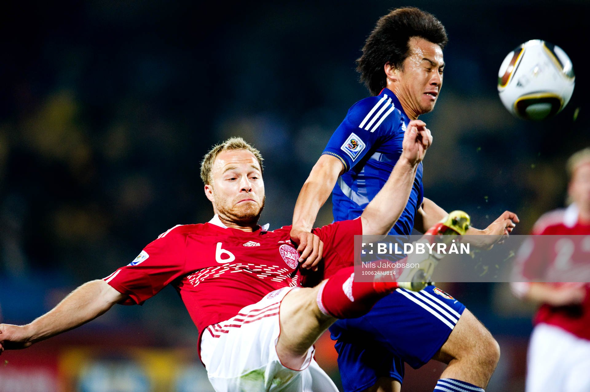 Lars Jacobsen, Danmark, Shinji Okazaki, Japan