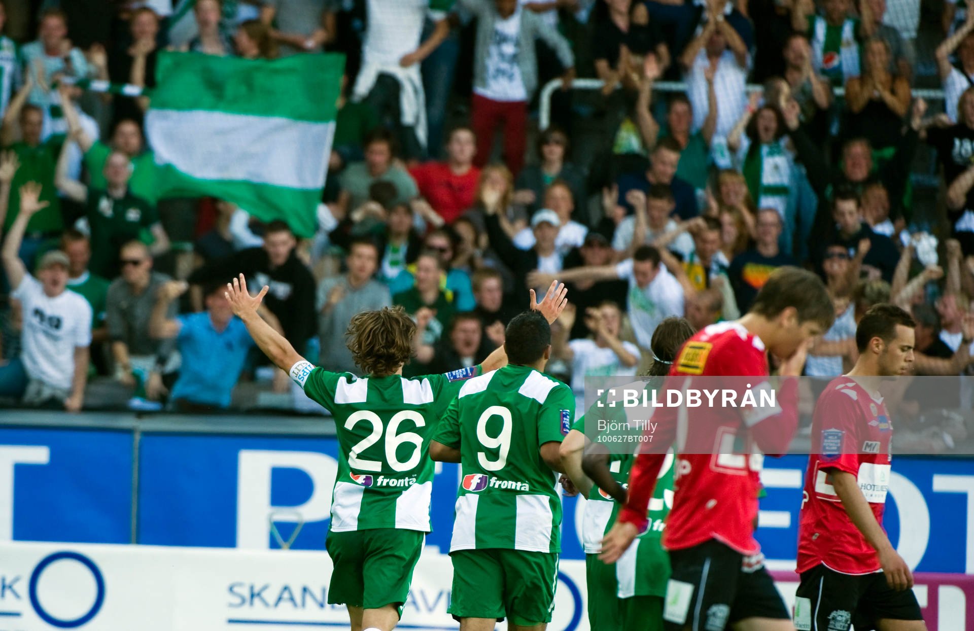 Simon Helg, Hammarby, jubel