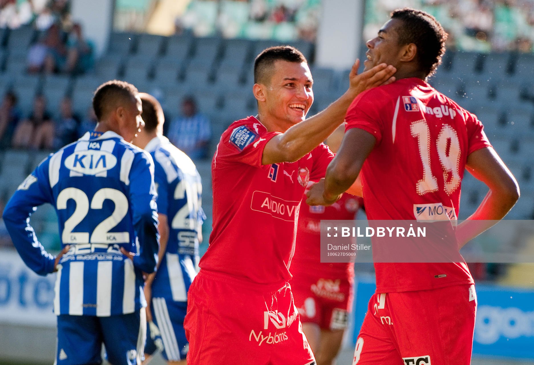 Emin Nouri klappar om Ricardo Santos, Kalmar