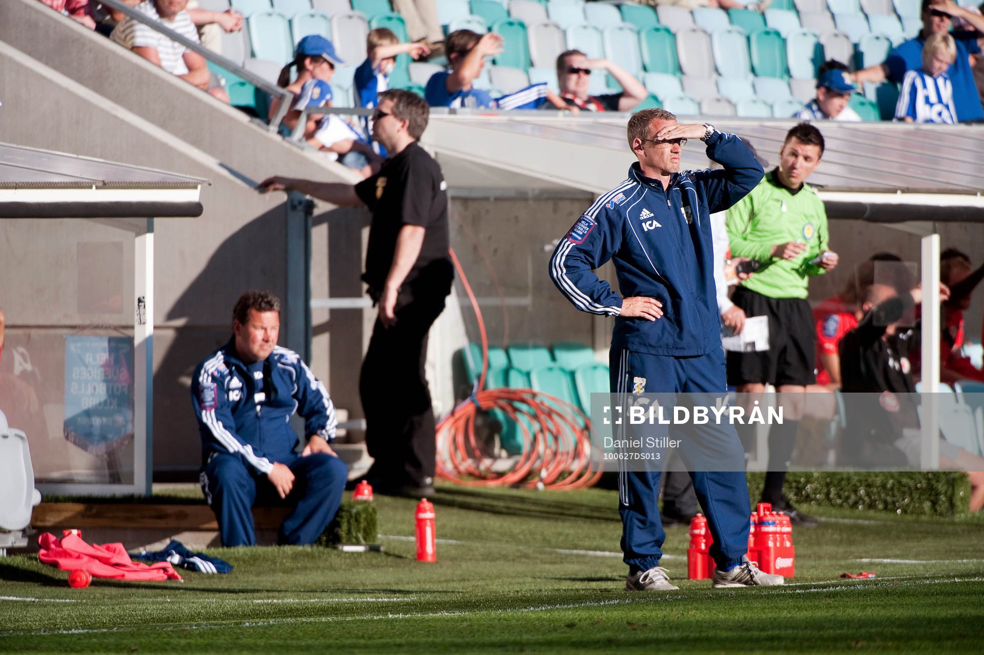 Stefan Rehn, assisterande tränare, Jonas Olsson, tränare,