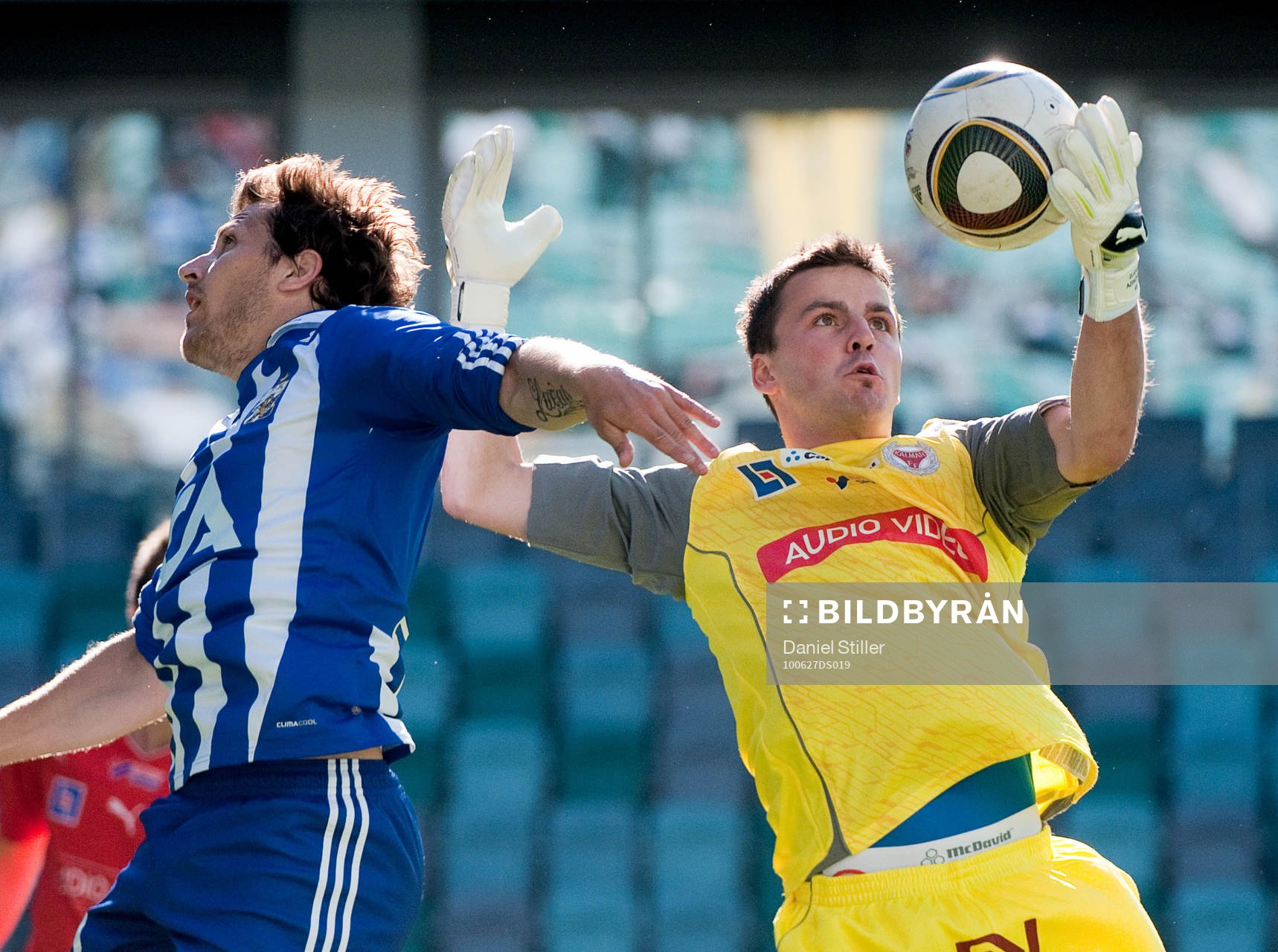 Zlatan Azinovic, målvakt Kalmar, Tobias Hysén, IFK