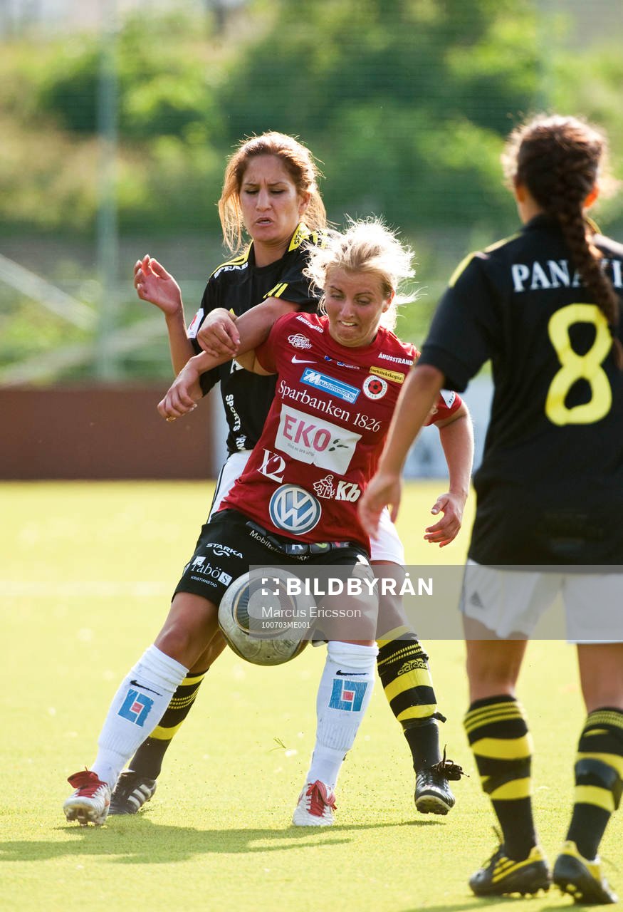  Shamiram Yakob, AIK och Gudny Björk Odinsdottir, Kristianstad