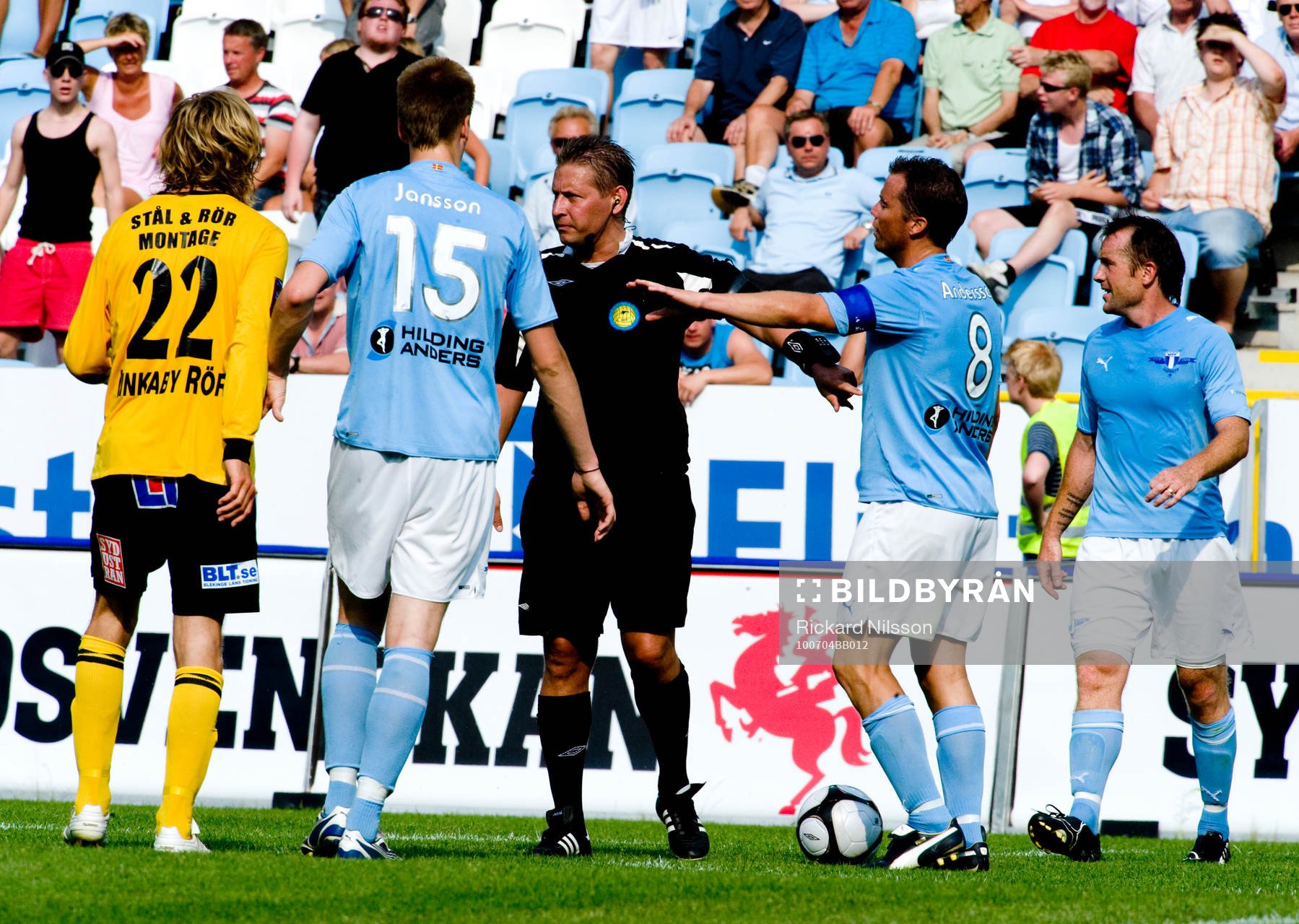 Magnus Ahlsén, domare, i hetluften