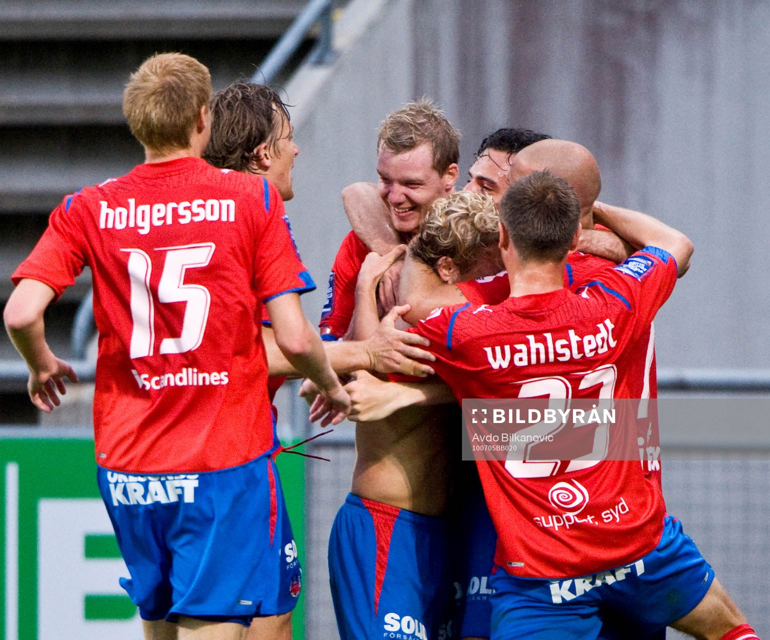 Erik Sundin, Helsingborg, jubel