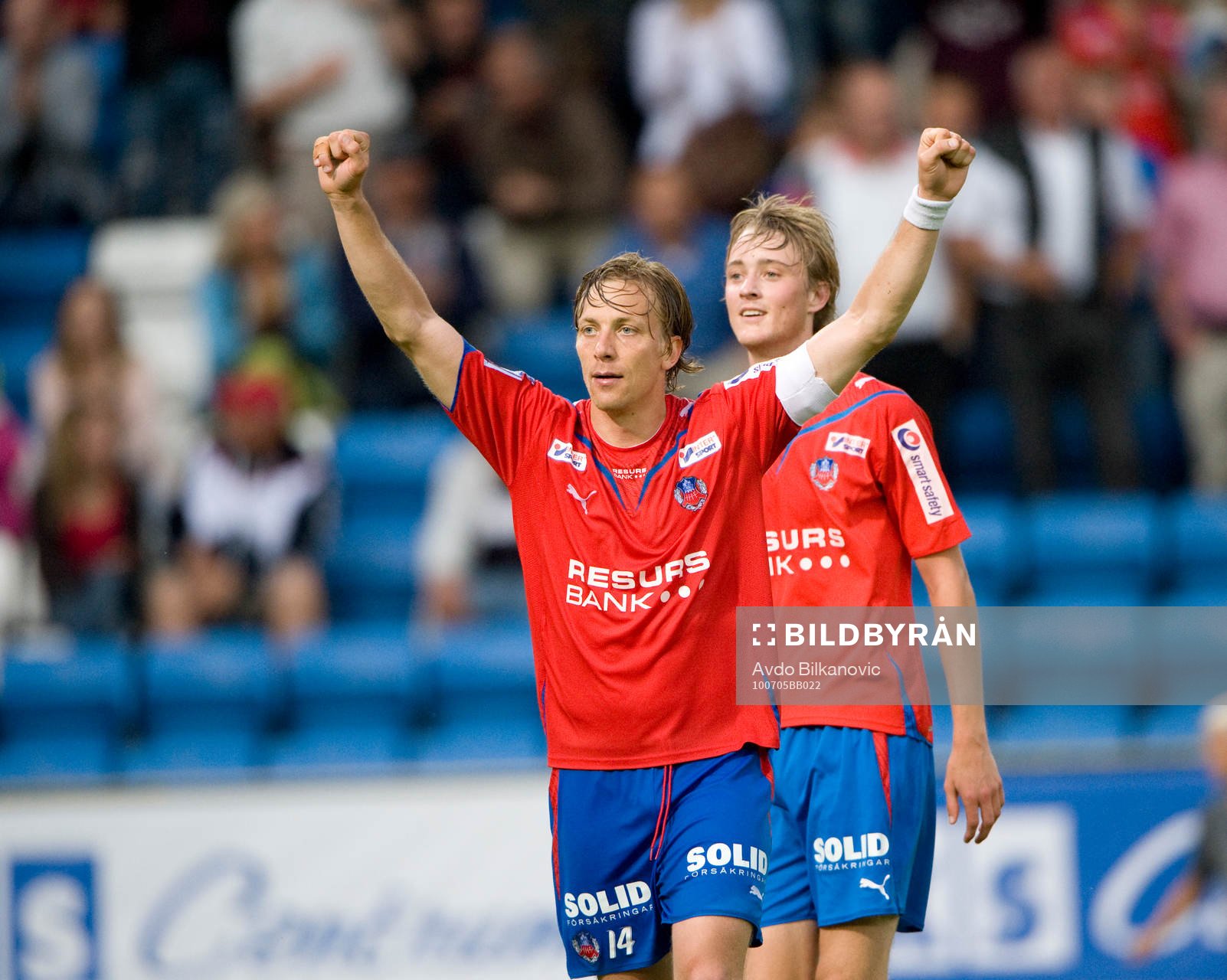 Erik Edman, Helsingborg, jubel