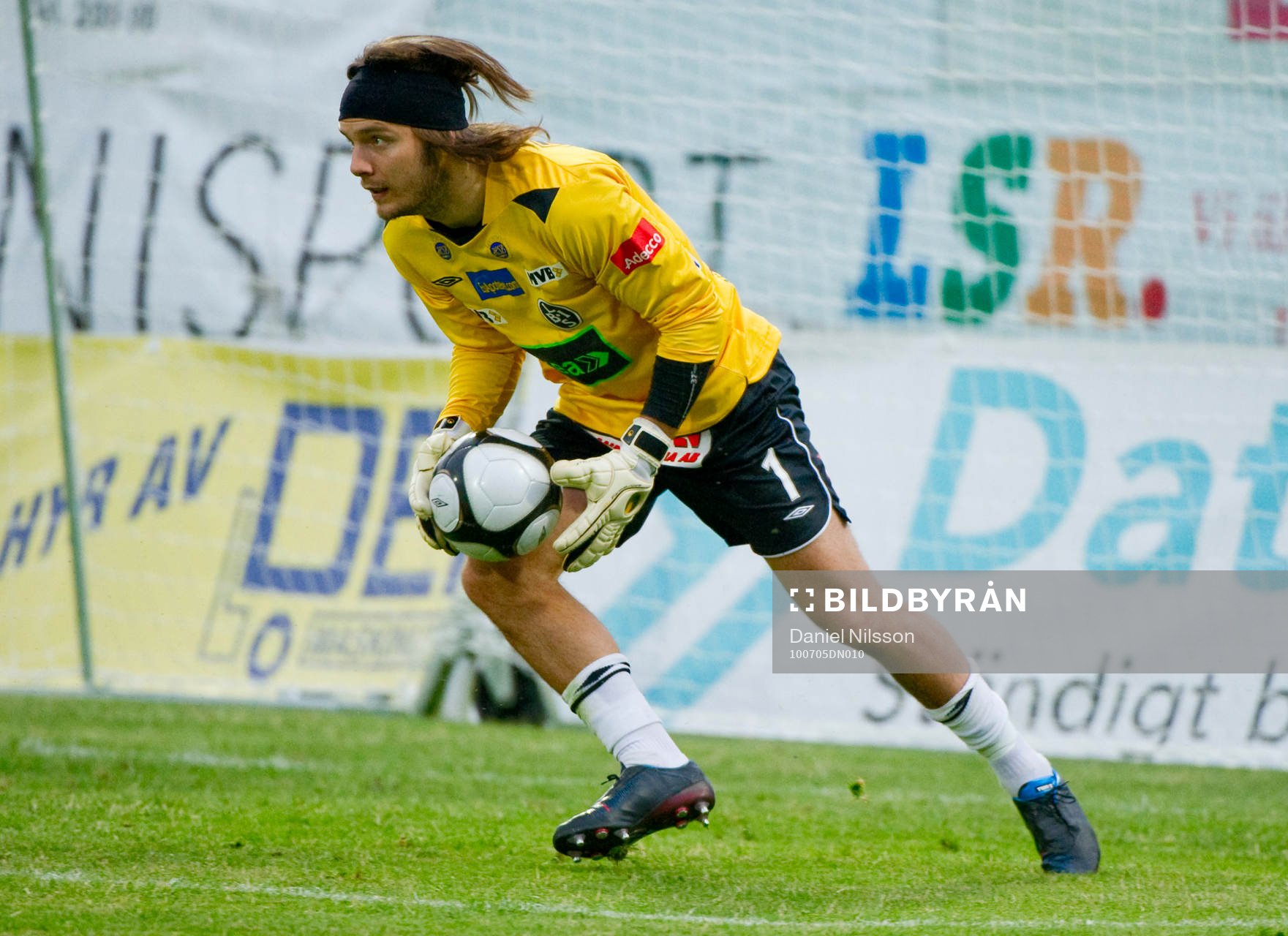 Peter Karlsson, målvakt Landskrona