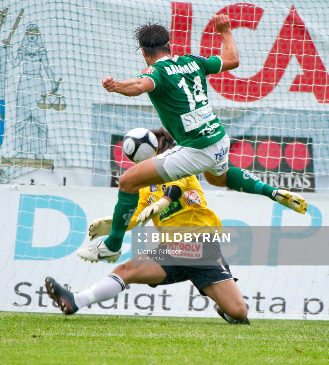 Tomas Backman, Jönköping har en chans mot Peter Karlsson,