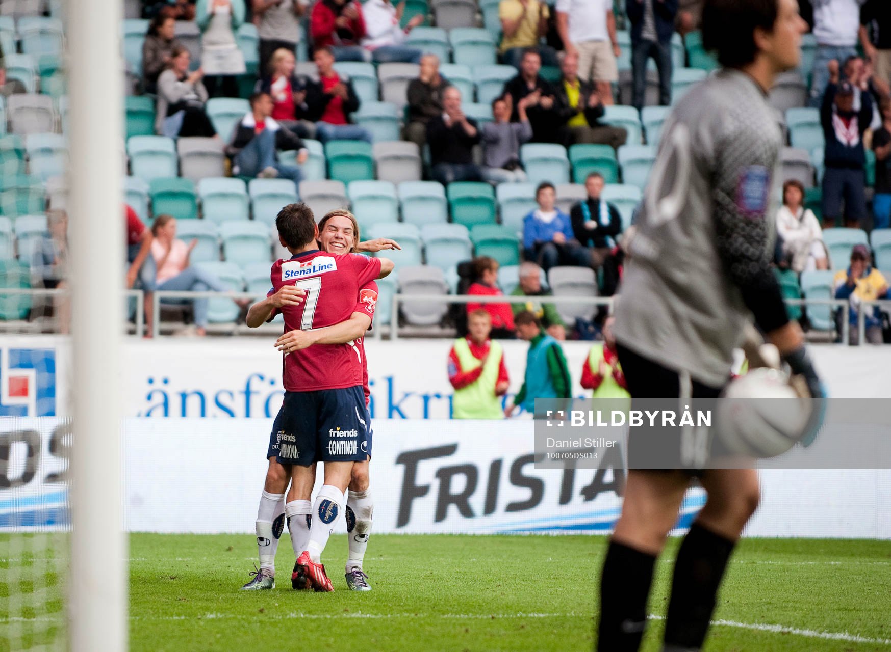 Björn Anklev, Danny Ervik, Örgryte, jubel