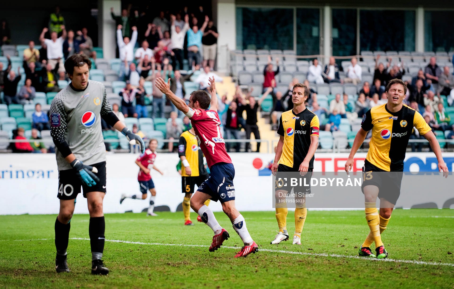 Björn Anklev, Örgryte, jubel
